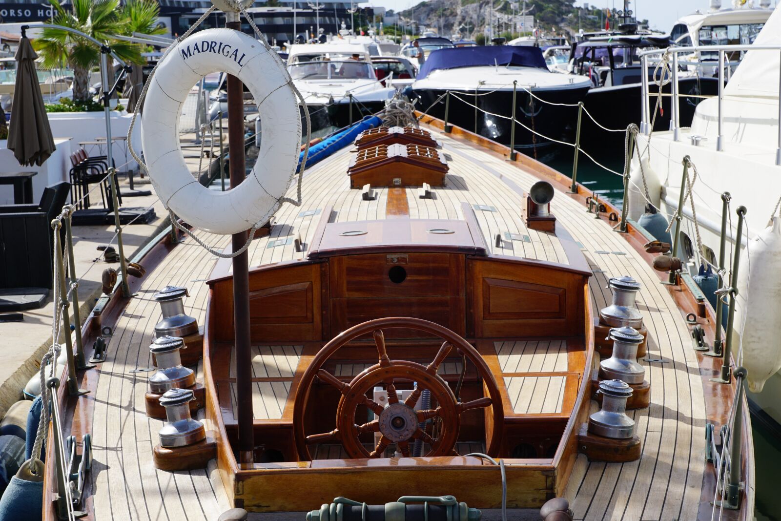 Sony DT 16-50mm F2.8 SSM sample photo. Boat, ibiza, port photography