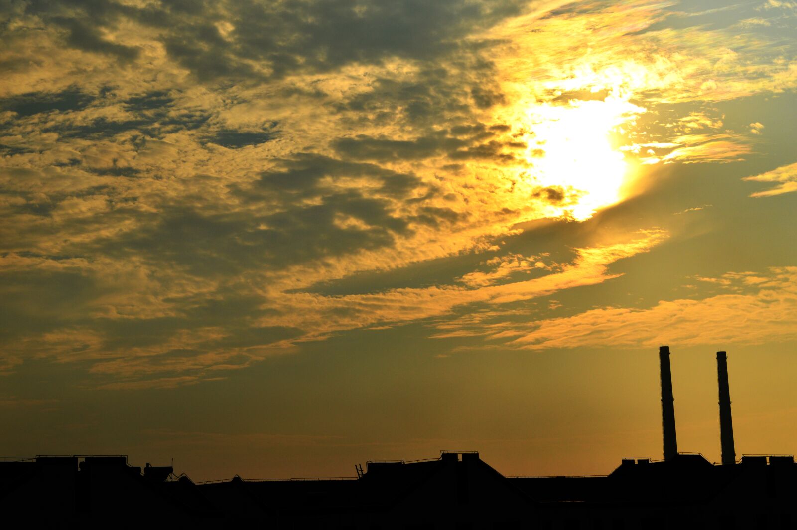 Nikon D3200 sample photo. Sky, sunset, city photography