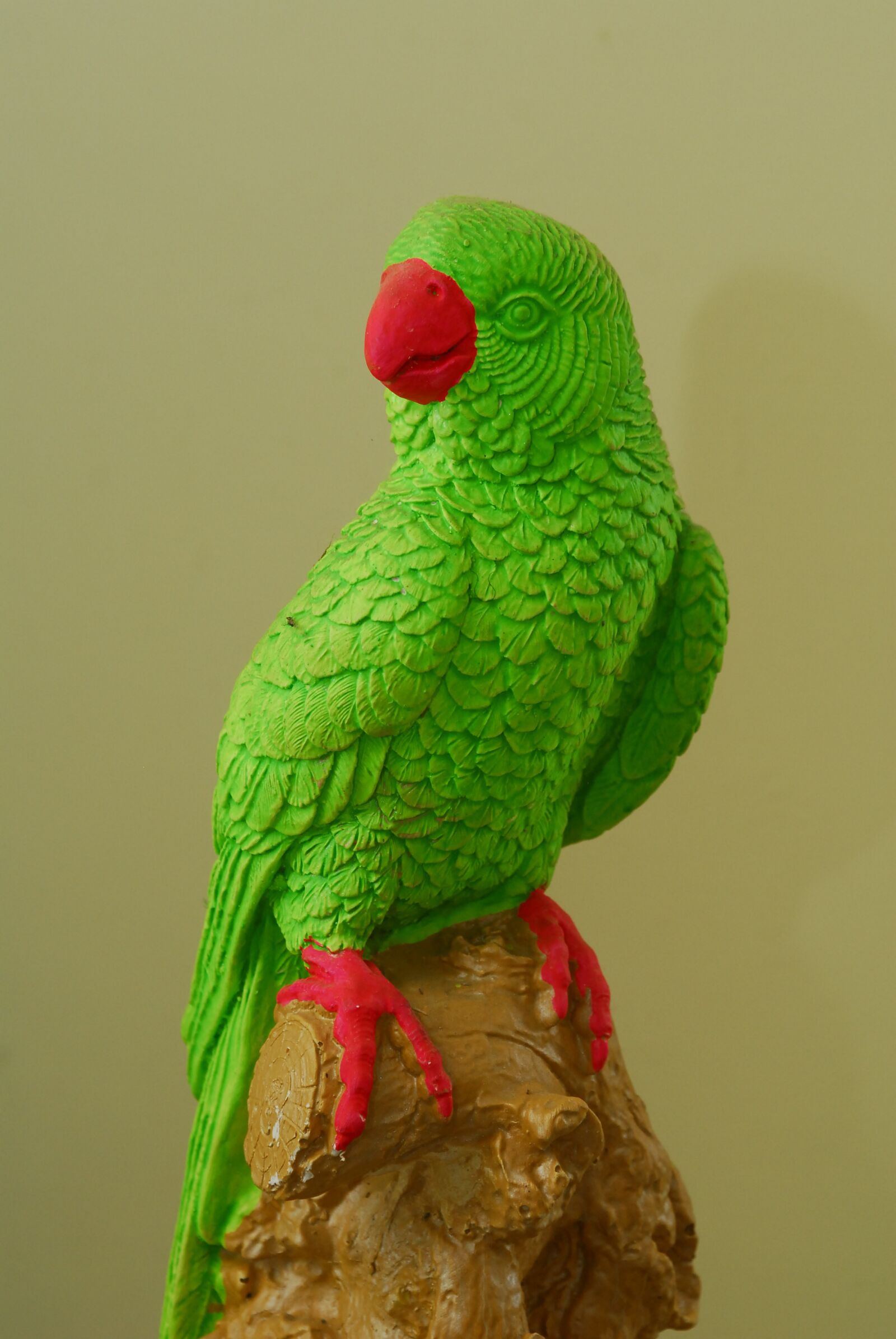 Nikon D200 sample photo. Parrot, statue, india photography