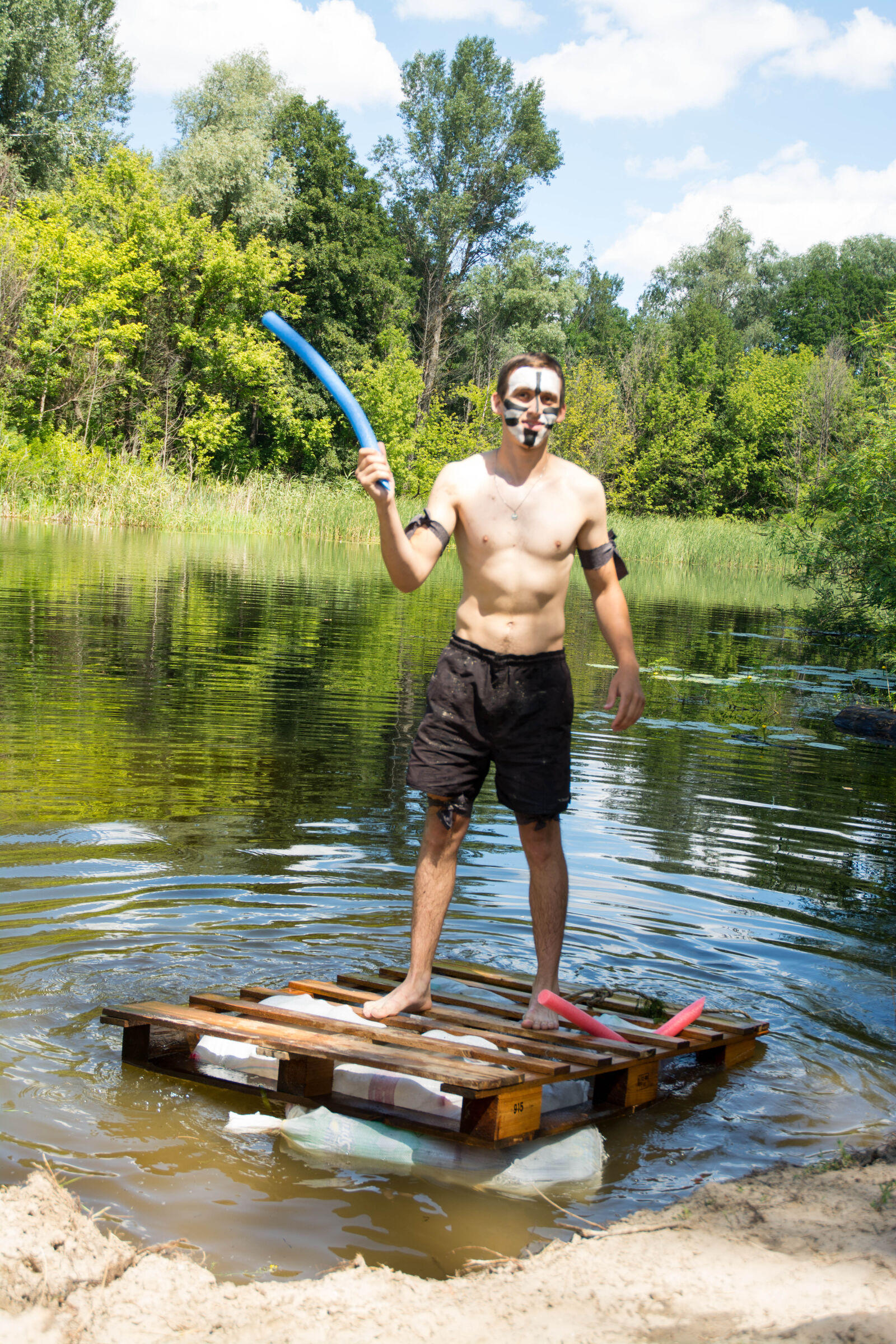 Nikon D7100 sample photo. Camp, dip, forest, pine photography