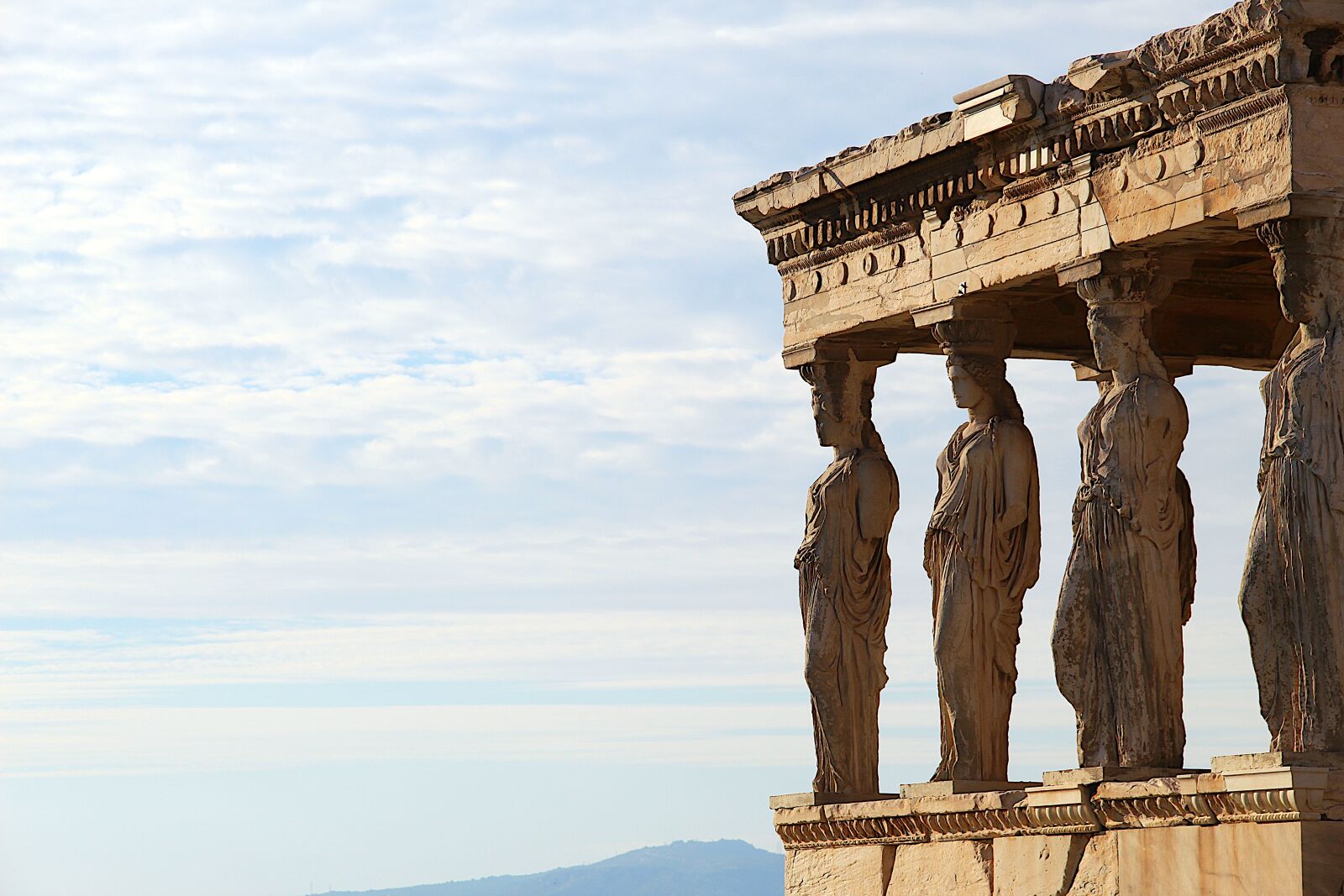 Canon EOS 4000D (EOS Rebel T100 / EOS 3000D) sample photo. Caryatids, athens, acropolis photography