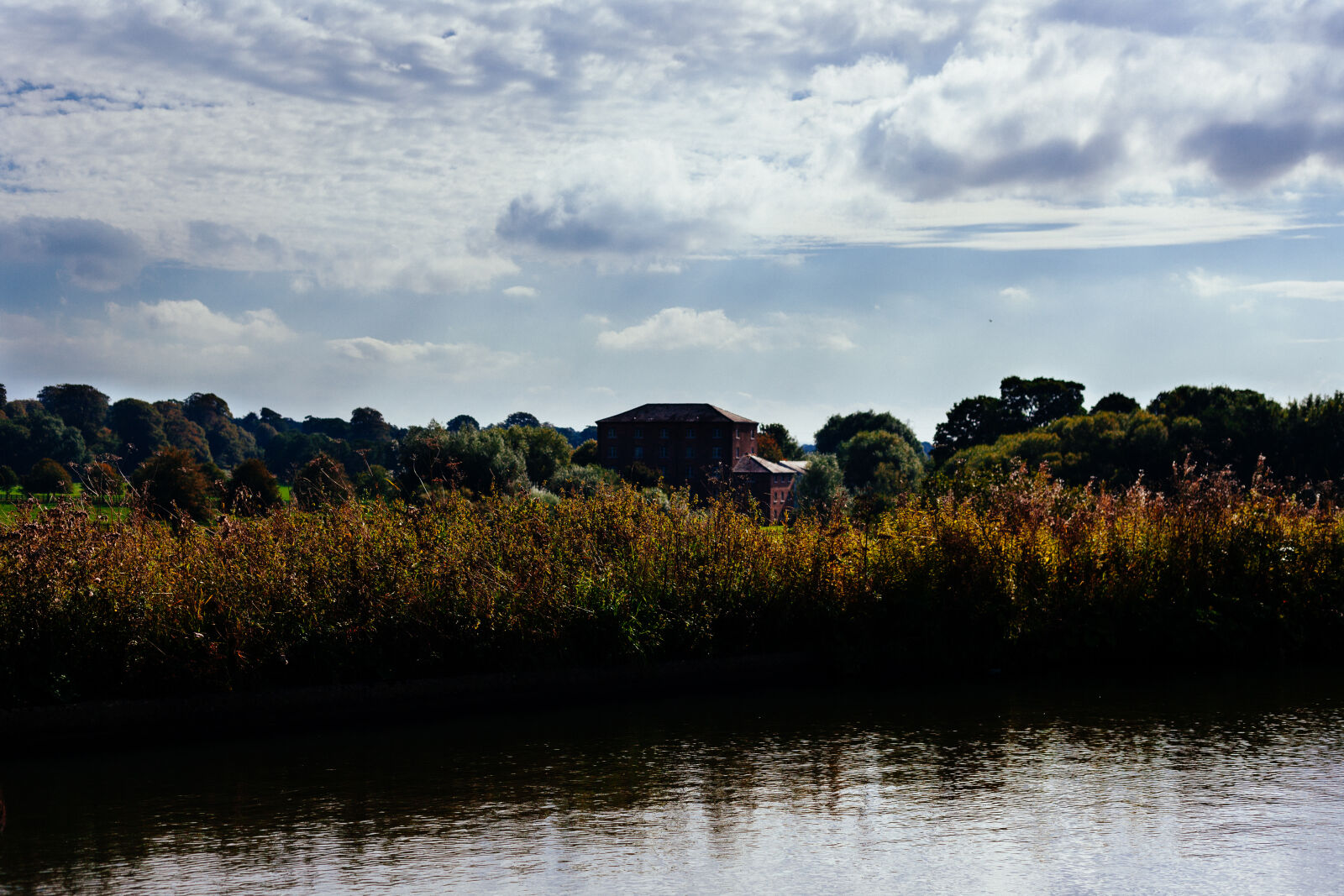 Canon EF 50mm F1.8 II sample photo. House, river, rural, country photography