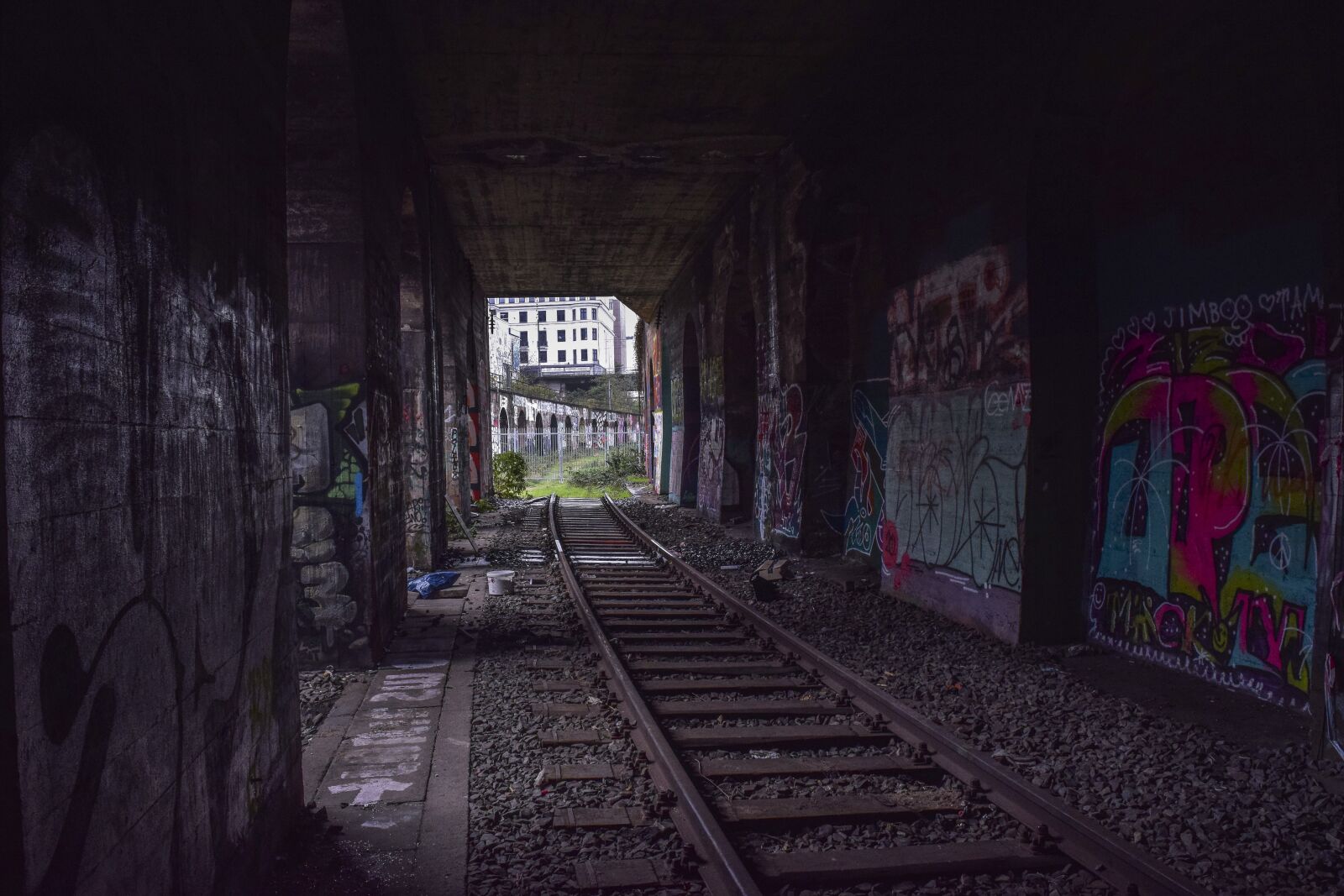Nikon D3300 sample photo. Lost places, tunnel, old photography