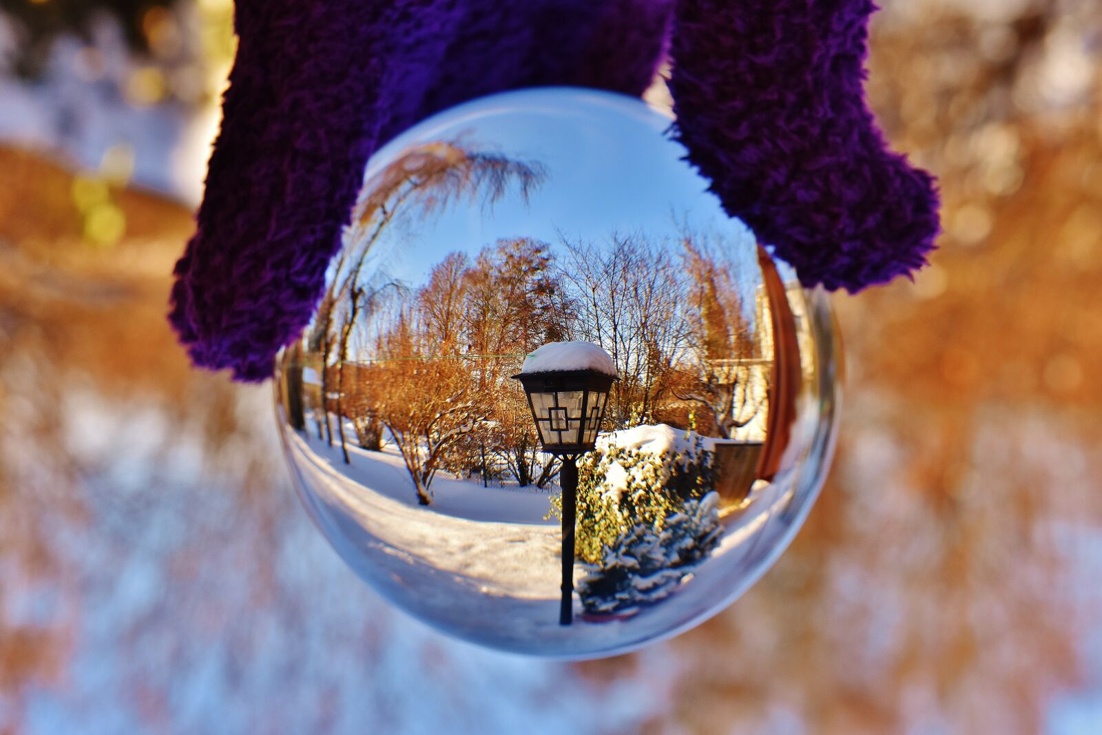 Nikon D7200 sample photo. Glass ball, transparent, lantern photography