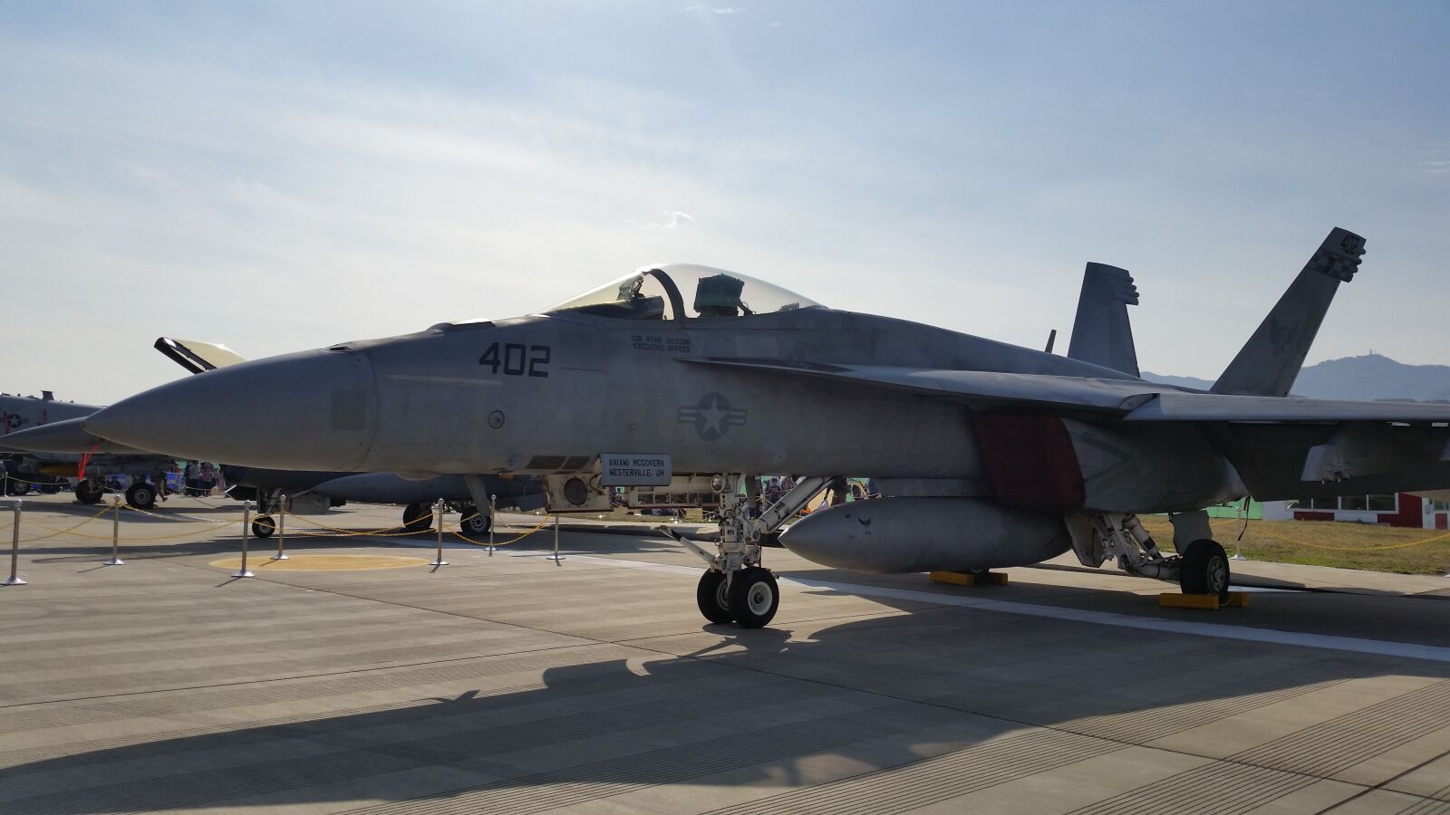 Samsung Galaxy S5 sample photo. F-18, aircraft, jet photography