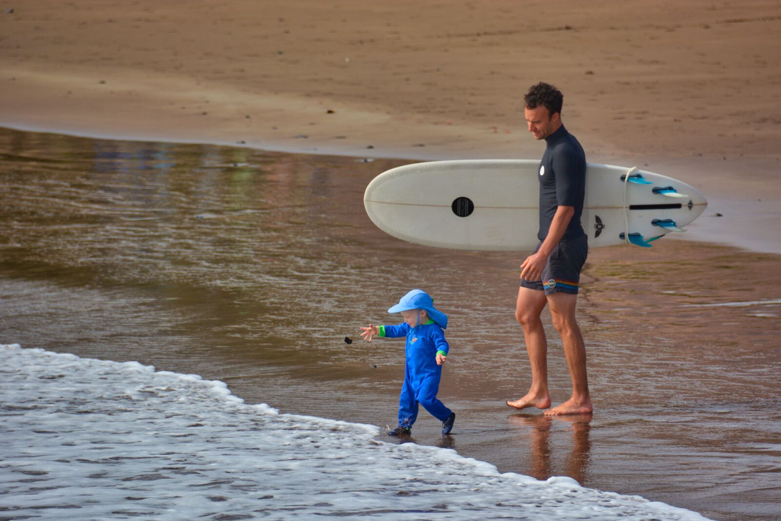 Nikon D7100 sample photo. Child, surf, surfboard photography