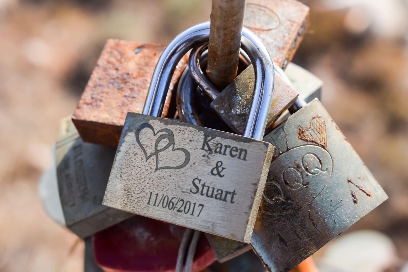 Nikon D3300 sample photo. Heart, love, padlock photography