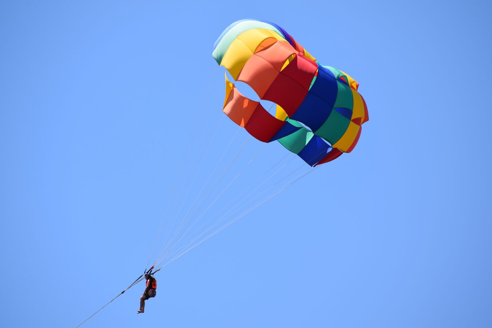Nikon D3300 sample photo. Parasailing, colorful, adventure photography