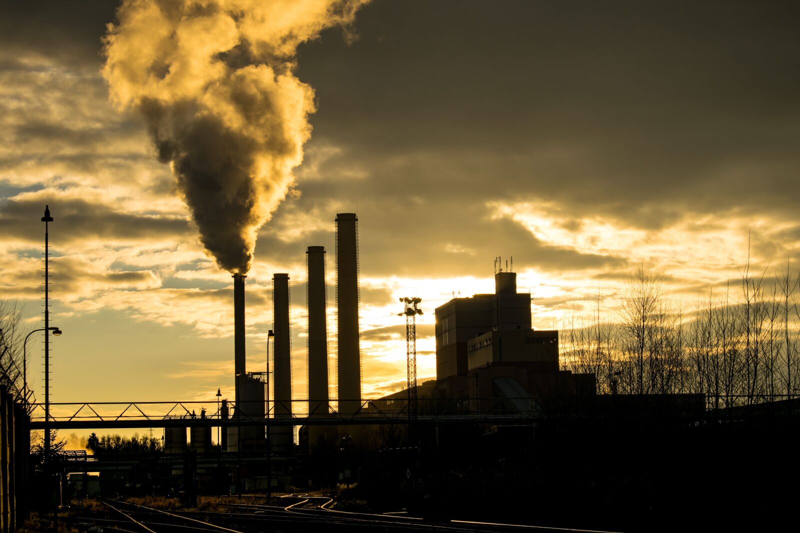 Nikon D3300 sample photo. Factory, power station, yard photography
