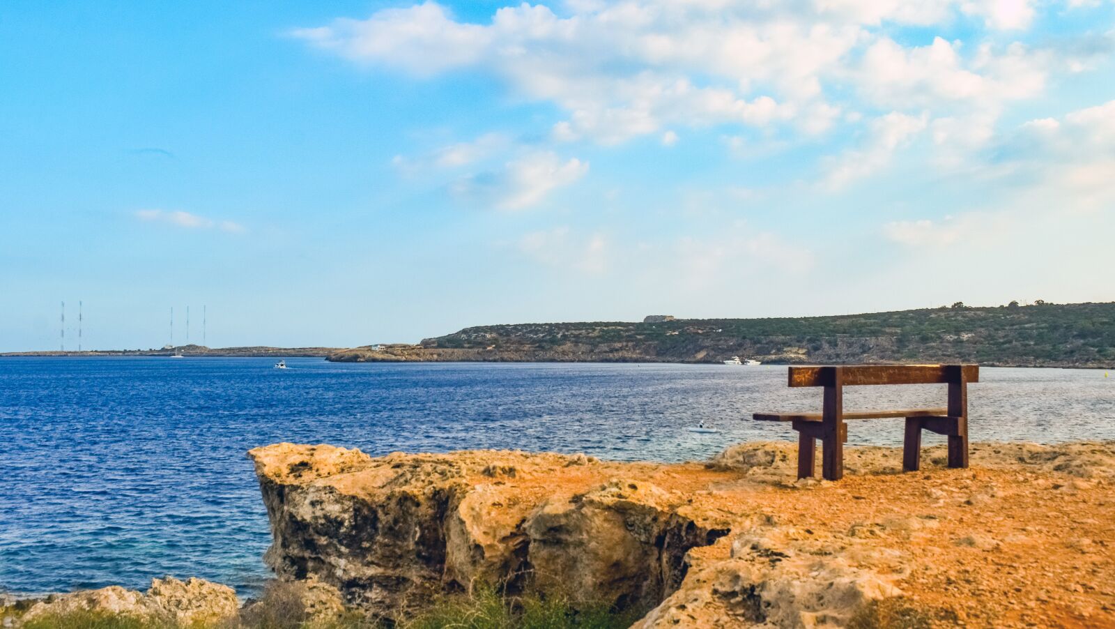 Nikon D3300 sample photo. View point, bench, sea photography