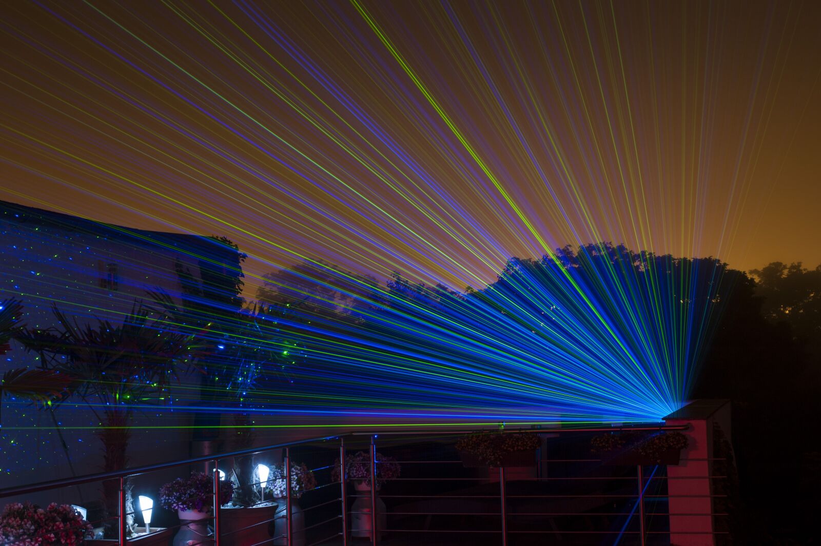 Nikon D700 sample photo. Night, laser, lighting photography