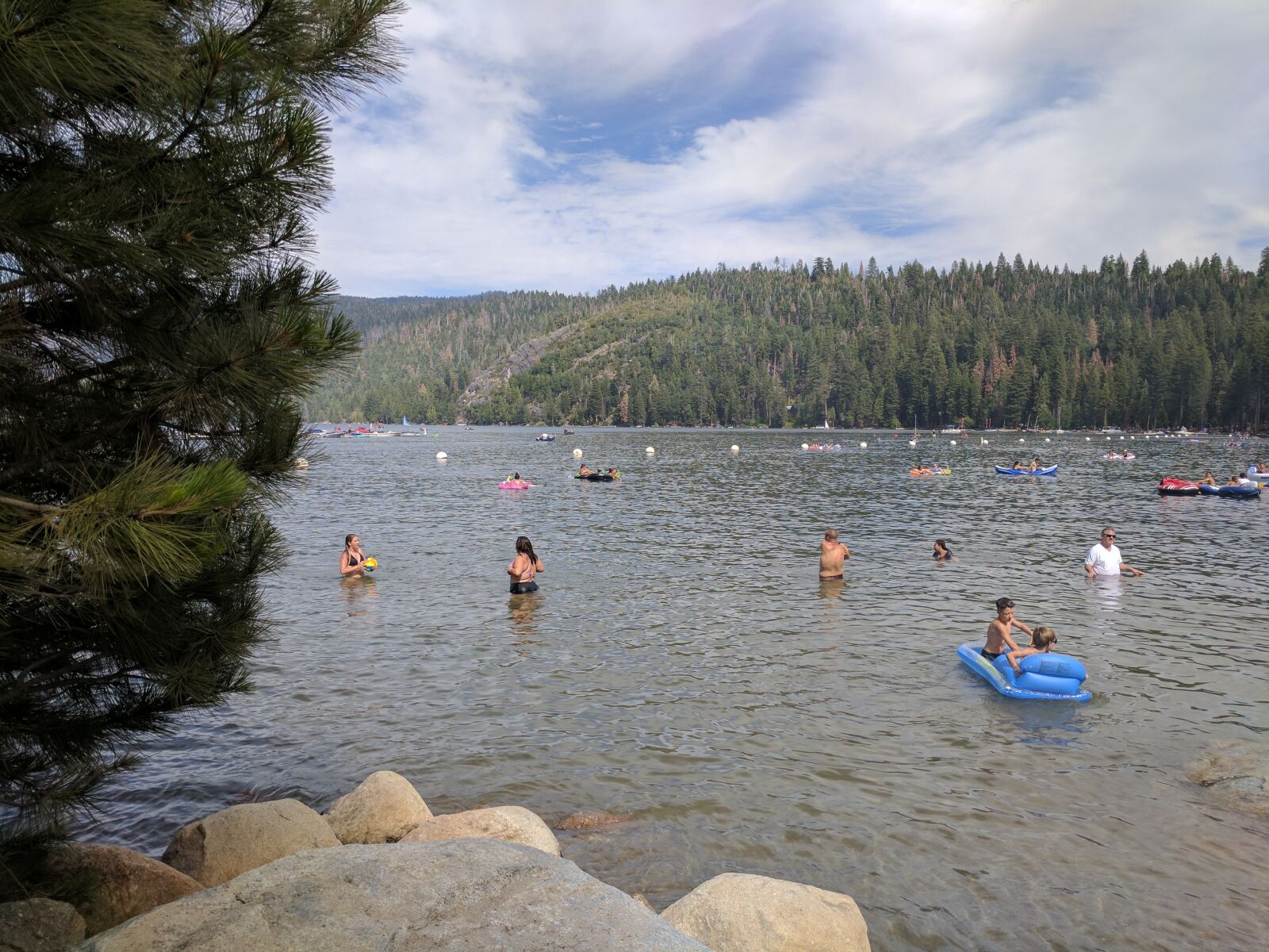 Google Pixel XL sample photo. Lake, nature, swimming photography