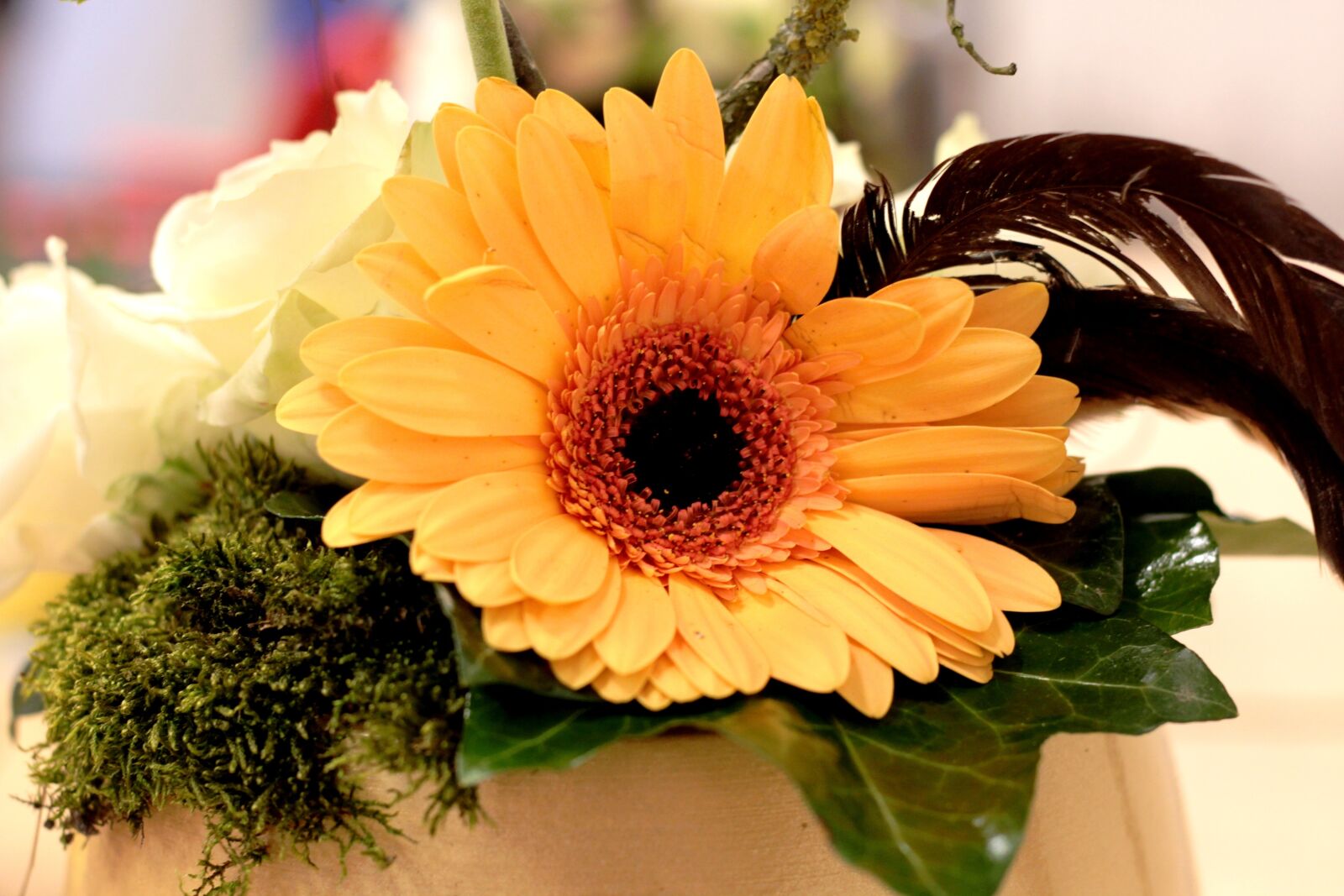 Canon EOS 600D (Rebel EOS T3i / EOS Kiss X5) + Canon EF 50mm F1.8 STM sample photo. Paasstuk, happy easter, flower photography
