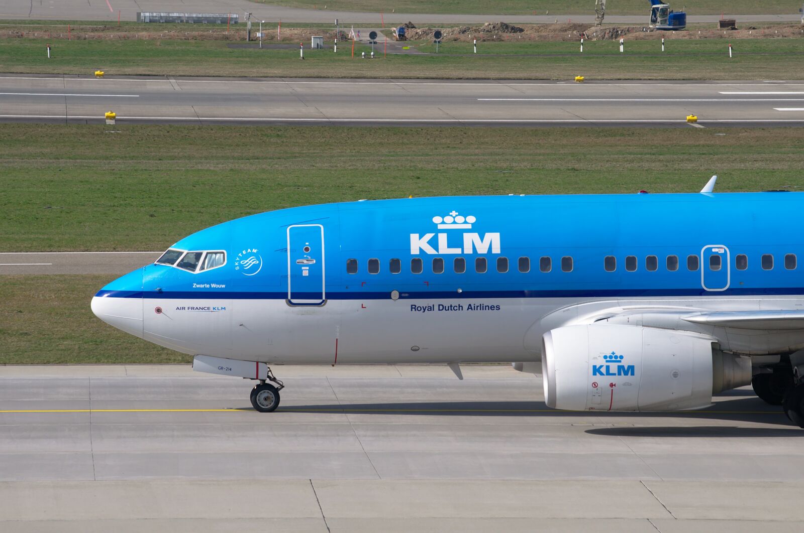 Nikon D300S sample photo. Aircraft, klm, boeing 737 photography