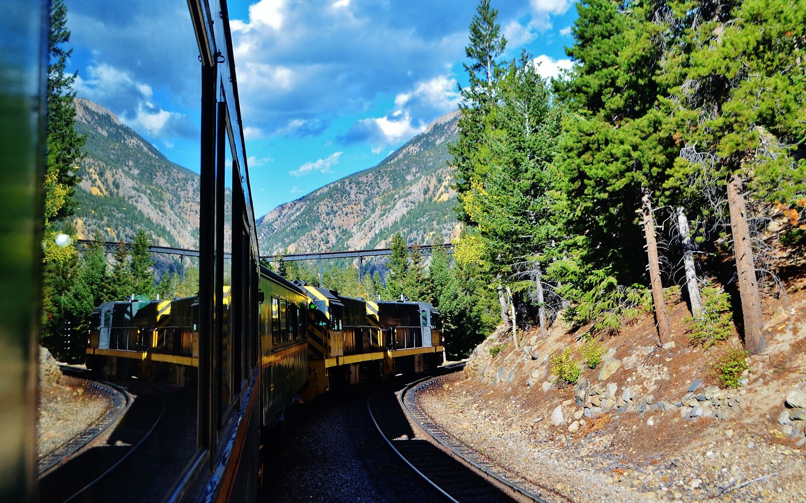 Nikon D5100 sample photo. Train, georgetown loop railroad photography