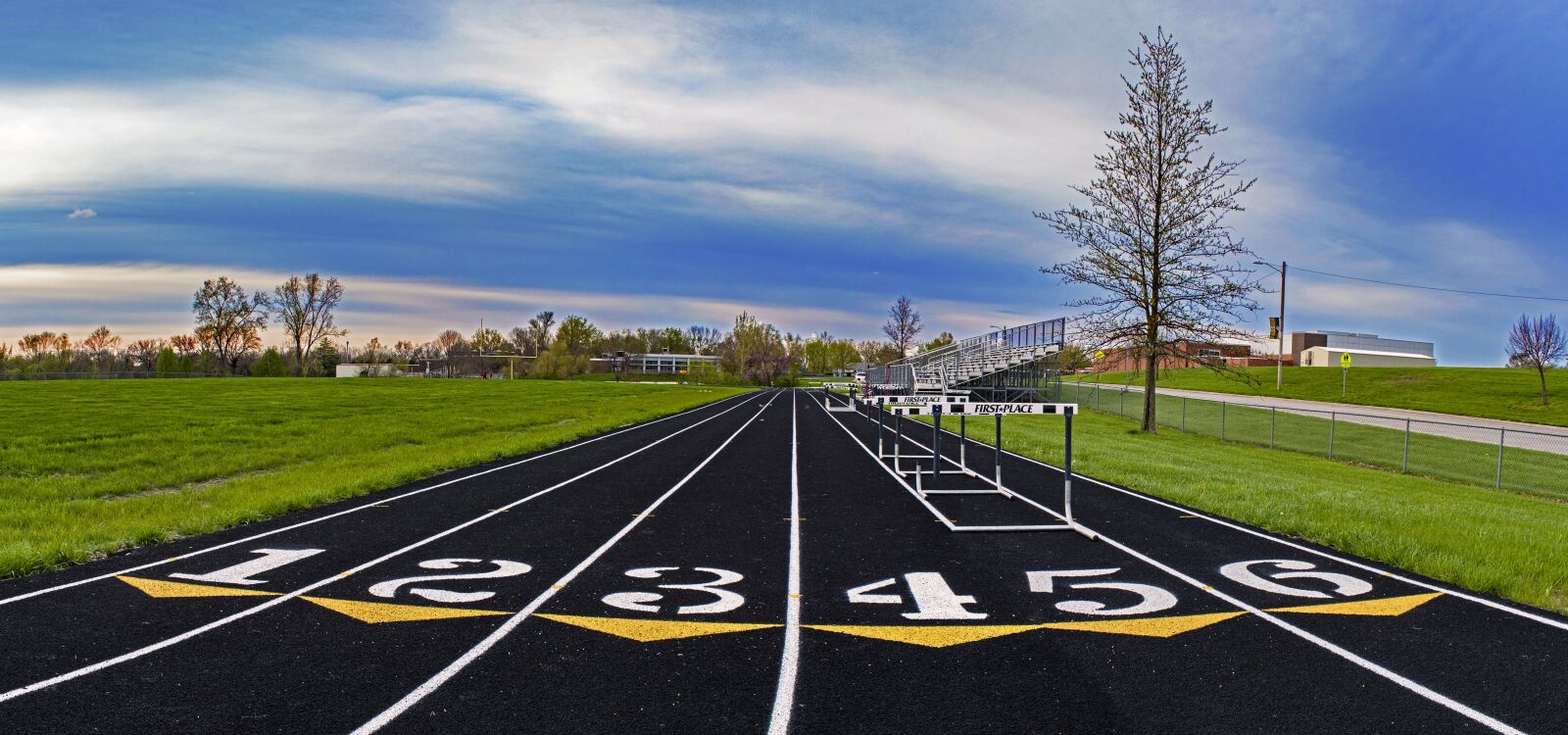 Nikon D3200 sample photo. Track, starting line, running photography