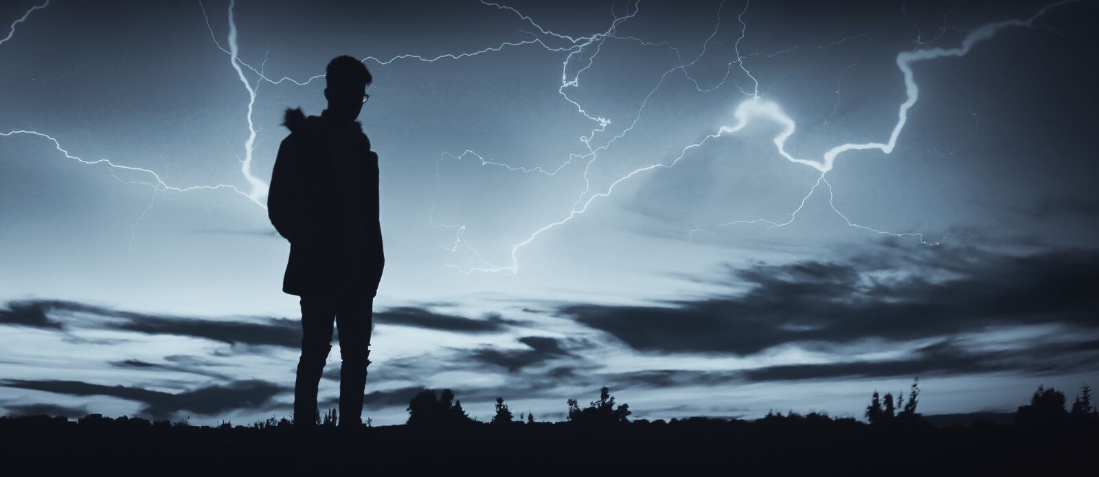 Canon EOS 1100D (EOS Rebel T3 / EOS Kiss X50) sample photo. Lightning, black clouds, darkness photography