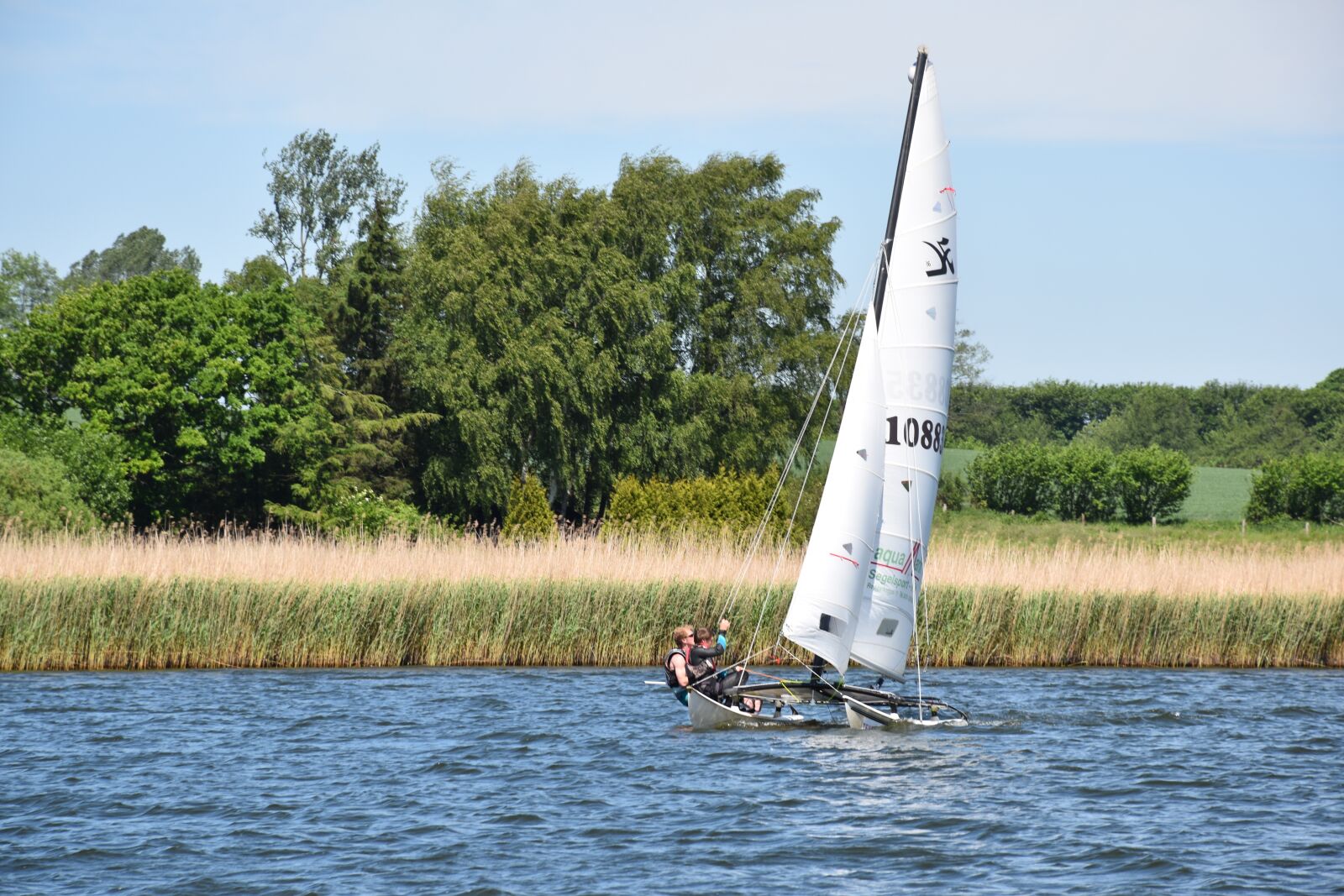 Nikon D5500 sample photo. Sailing boat, waters, boat photography