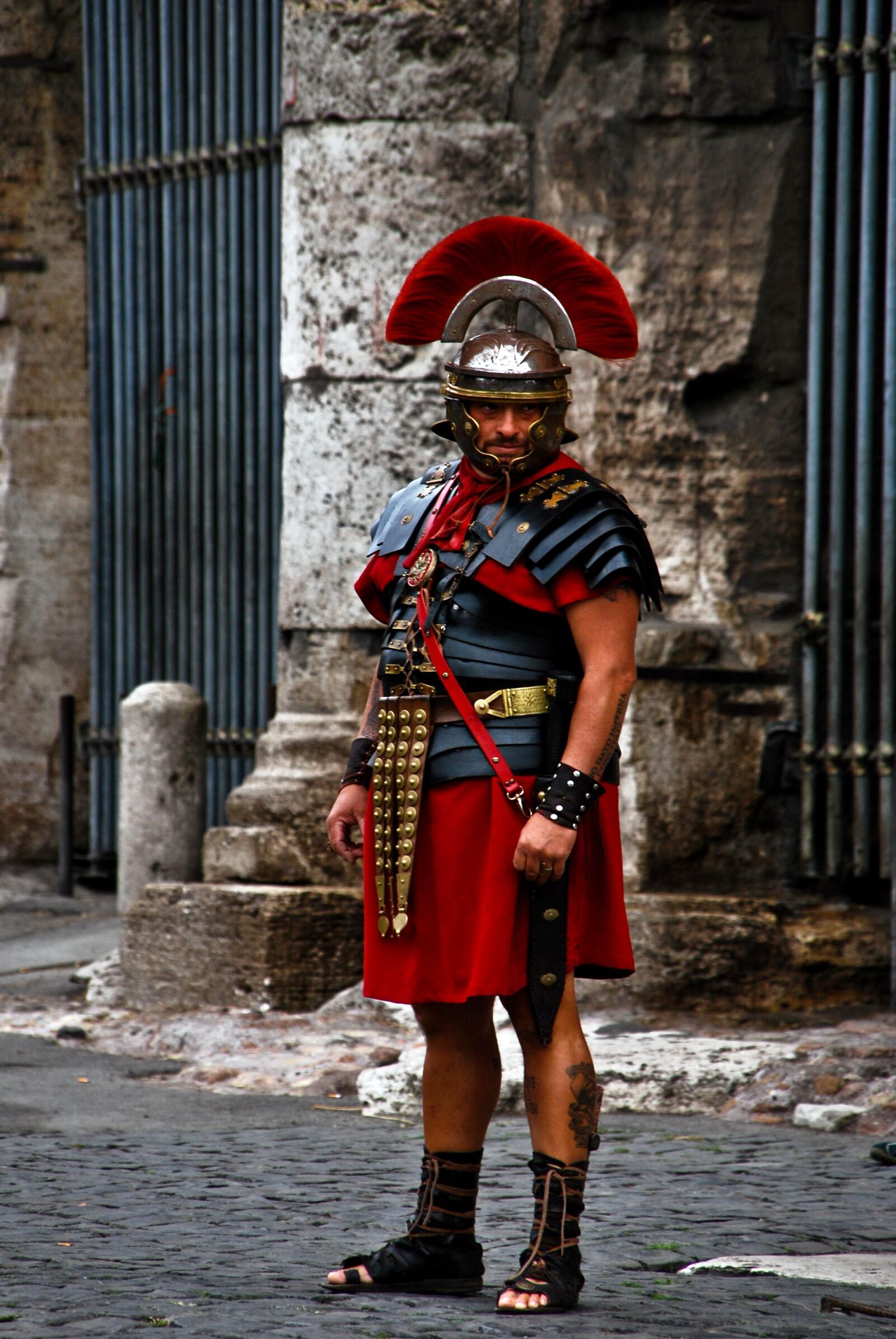 Nikon D60 sample photo. Costume, roman, warrior photography