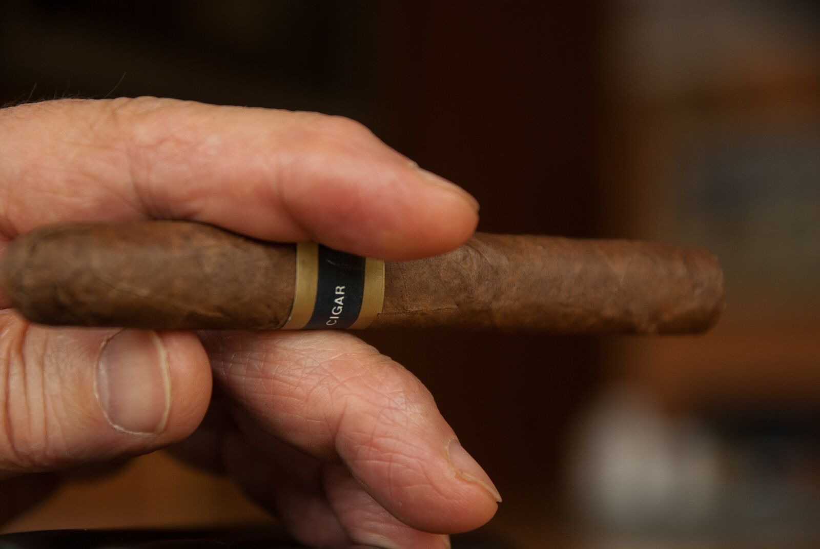 Pentax K10D sample photo. Cigar, smoke, smoker photography