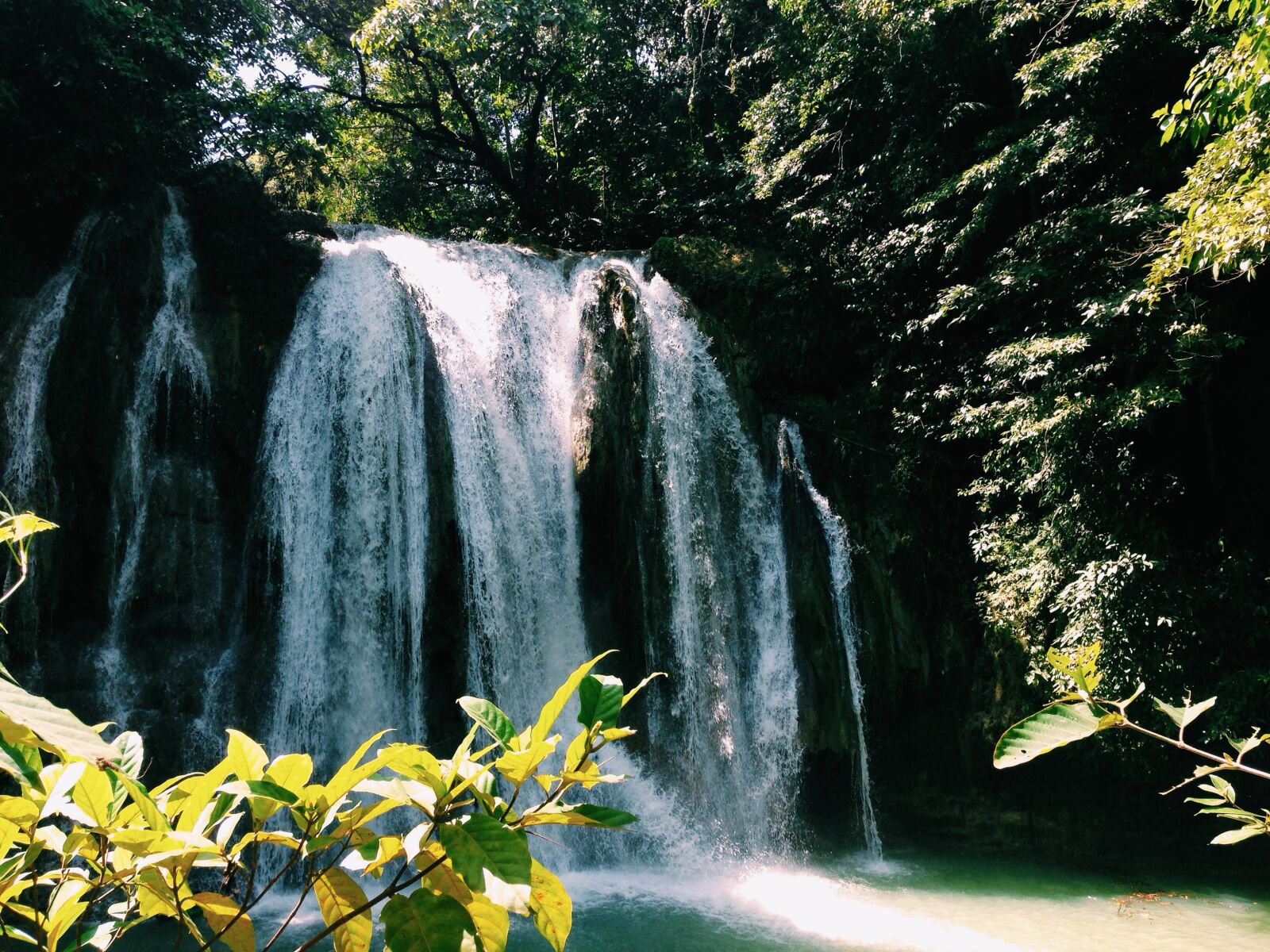 iPhone 5 back camera 4.12mm f/2.4 sample photo. Scenic, view, of, waterfall photography