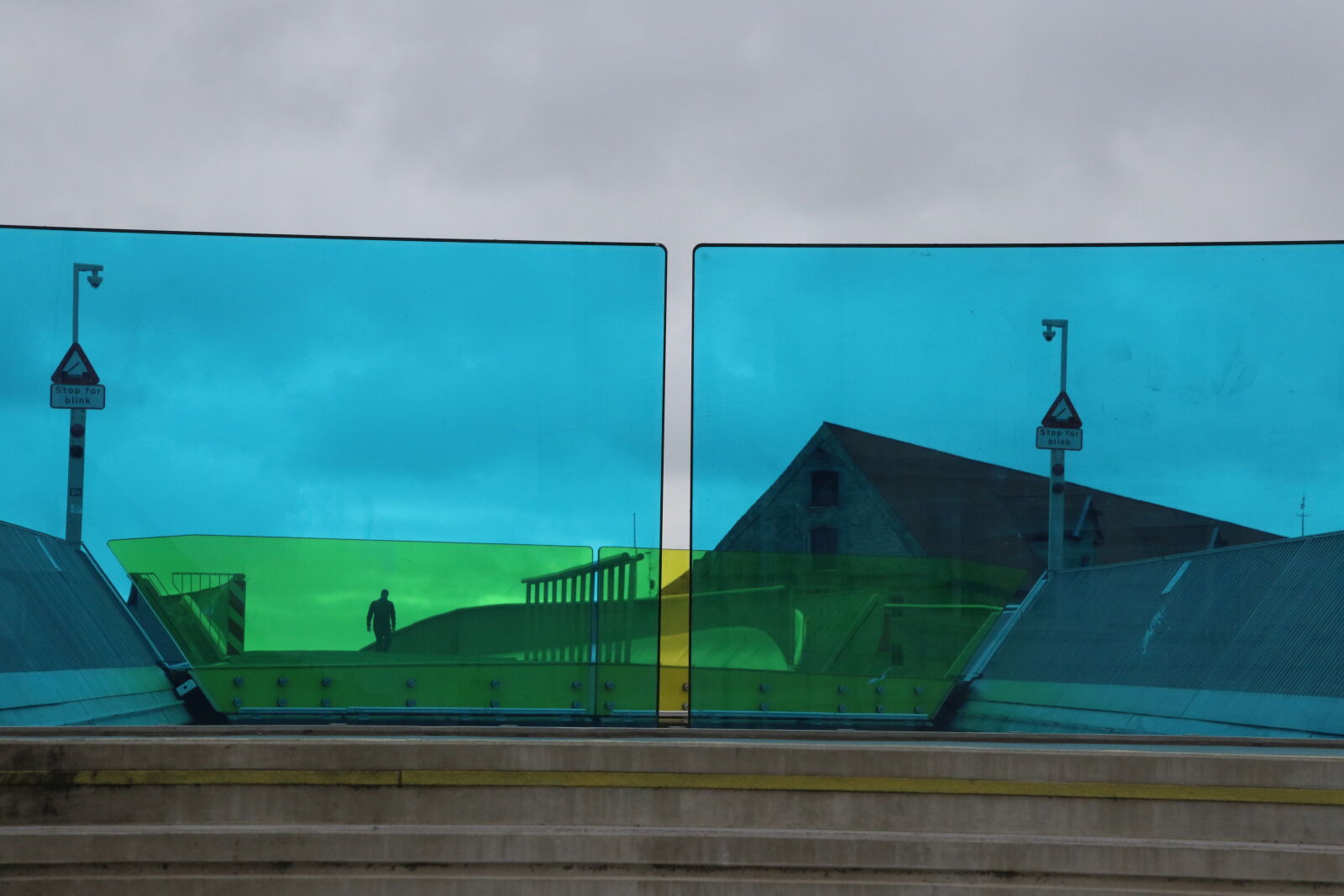 Canon EOS 7D Mark II sample photo. Blue, blue, glass, bridge photography