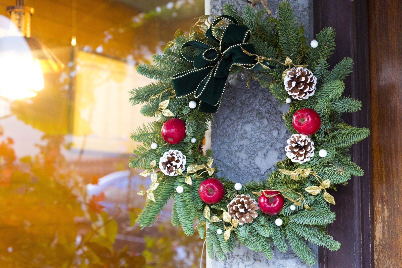 ZEISS Makro-Planar T* 50mm F2 sample photo. Christmas wreath, christmas, wreath photography