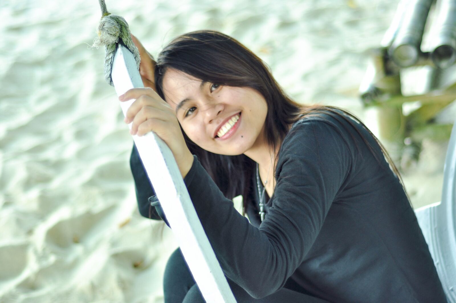 Nikon D5000 sample photo. Outdoors, woman, young photography