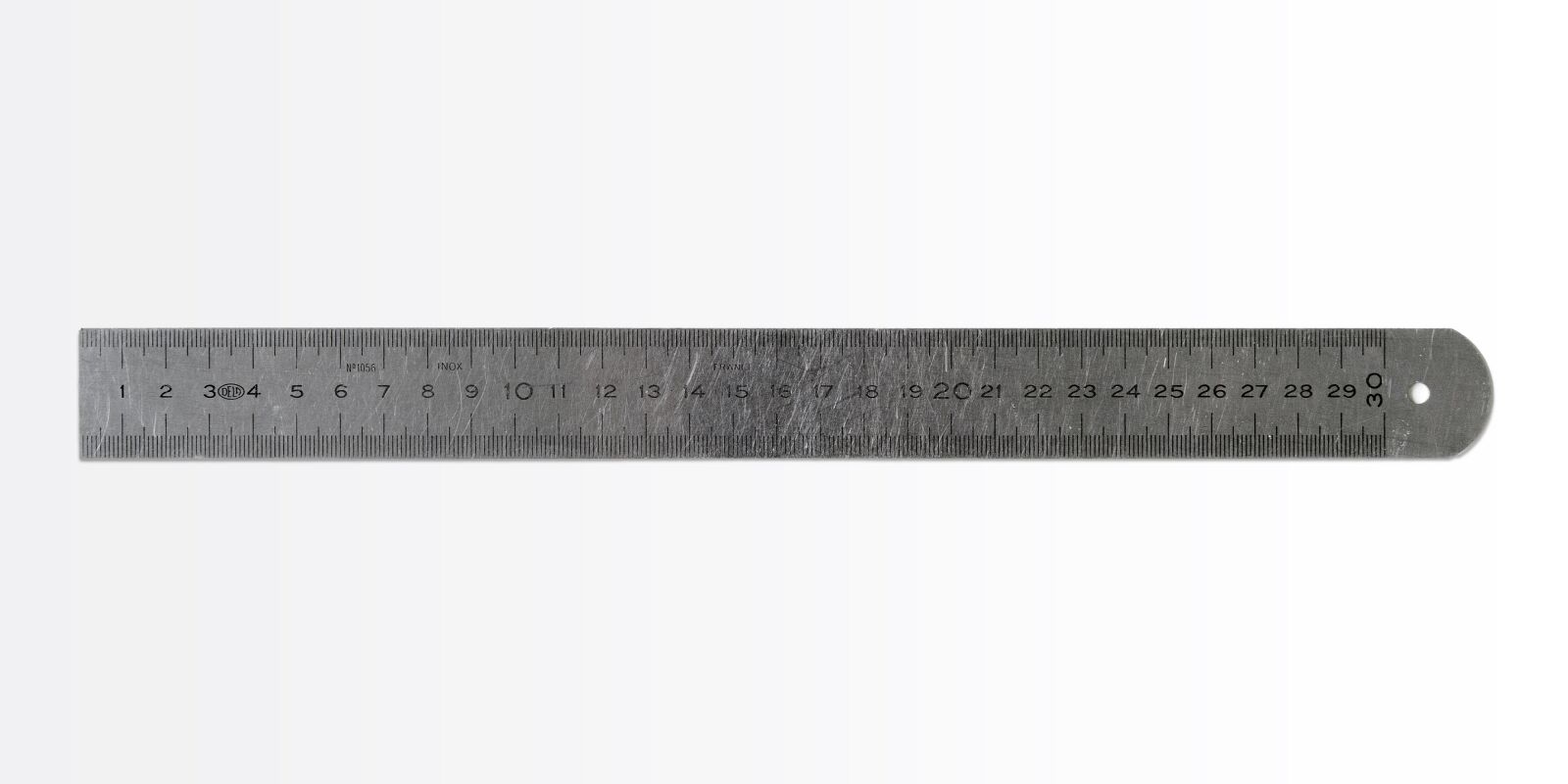 Nikon D5100 sample photo. Ruler, steel ruler, metal photography