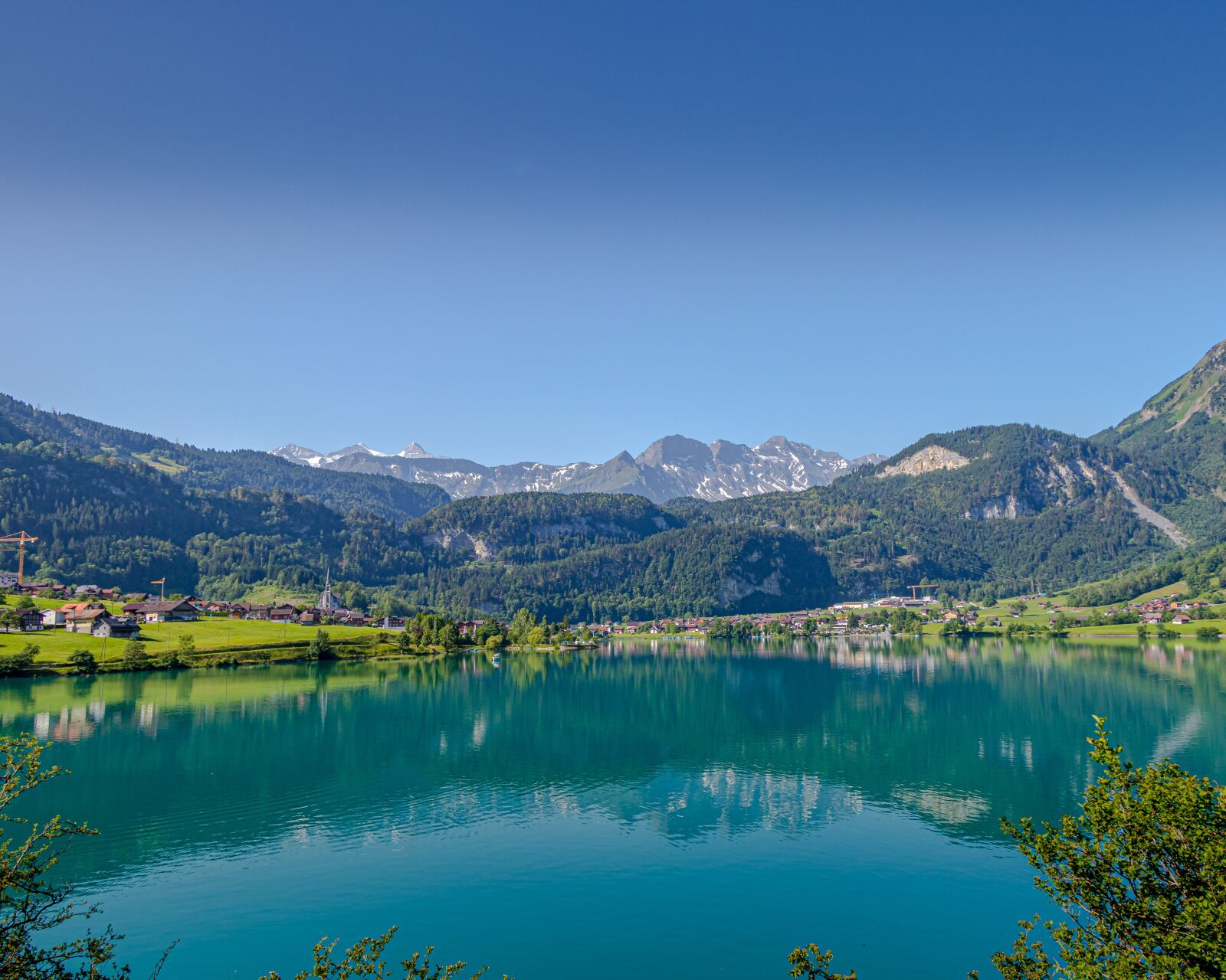 Canon EOS 80D sample photo. Switzerland, lake, mountains photography