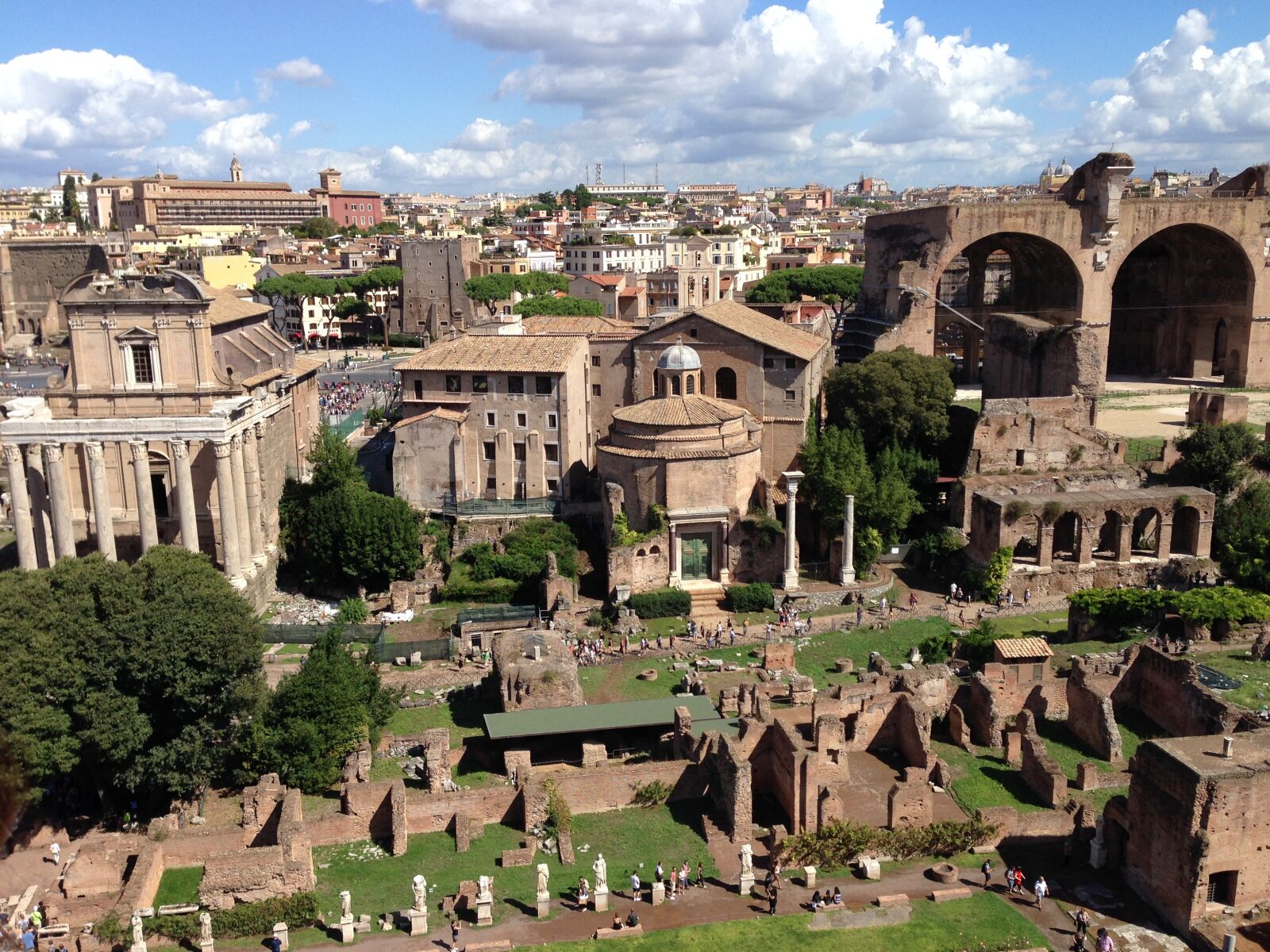 iPhone 5 back camera 4.12mm f/2.4 sample photo. Ancient rome, ruins, historical photography