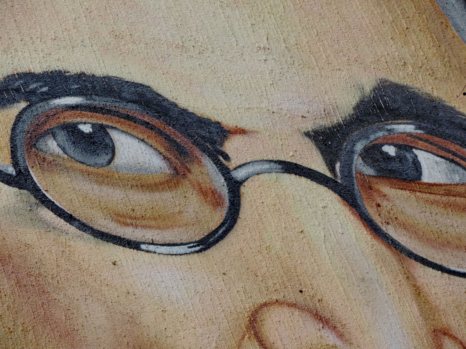 Nikon Coolpix P520 sample photo. Eyeglasses, graffiti, portrait, face photography