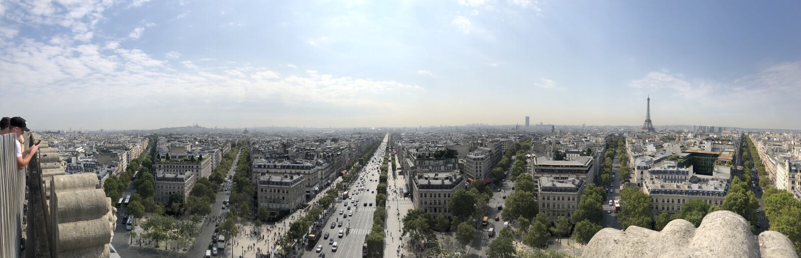 Apple iPhone 8 Plus sample photo. Paris, panorama, skyline photography