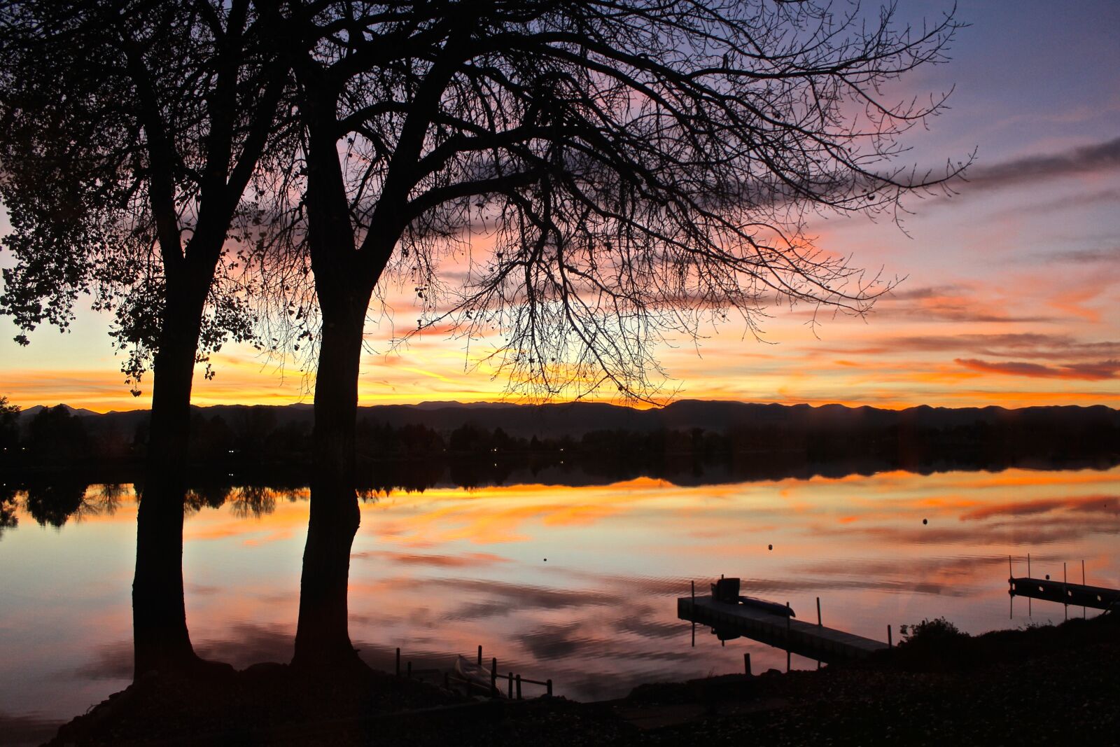 Canon EOS 600D (Rebel EOS T3i / EOS Kiss X5) sample photo. Sunset, lake, colorado photography