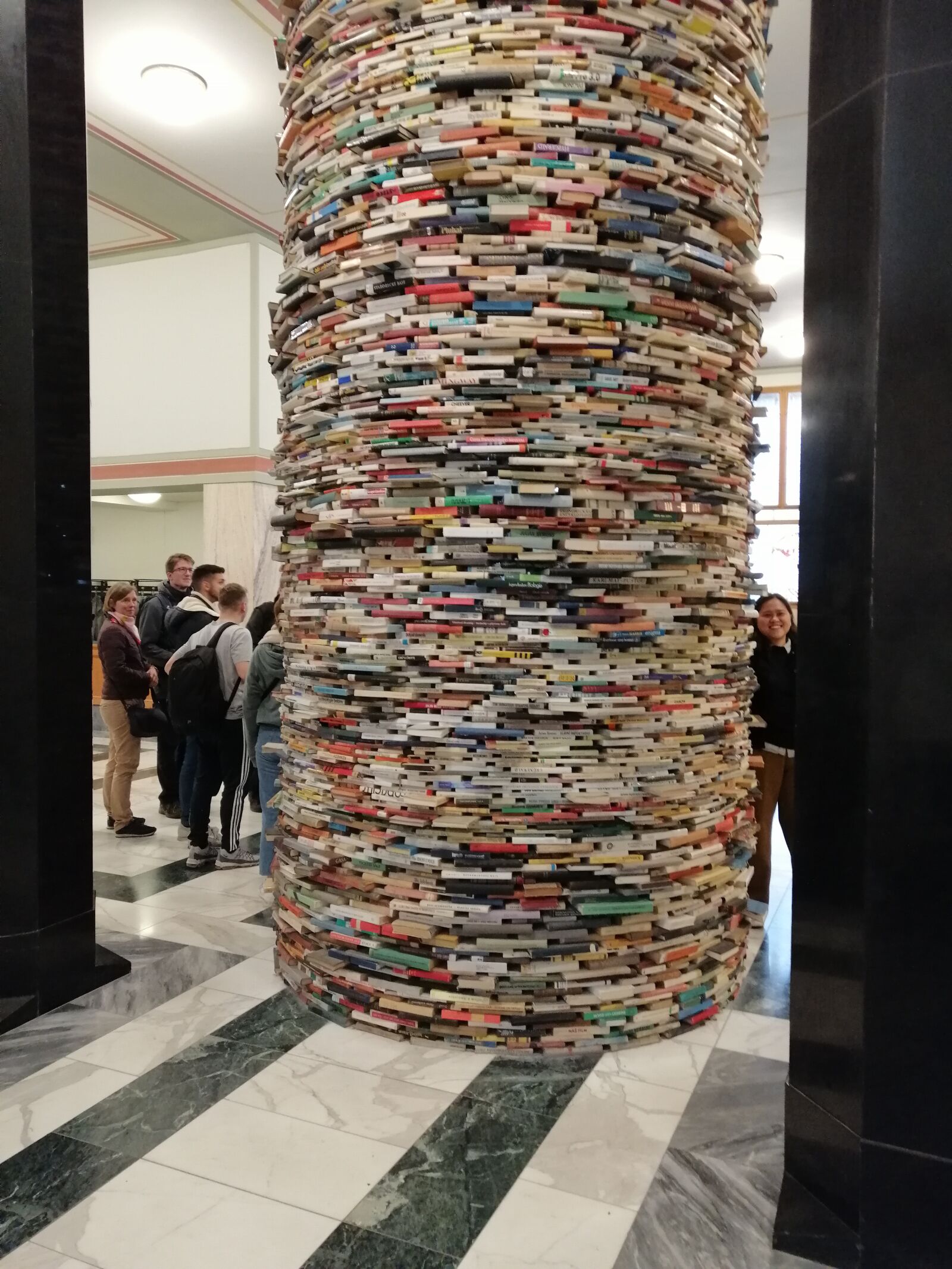 HUAWEI SNE-LX3 sample photo. Books, library, tower photography