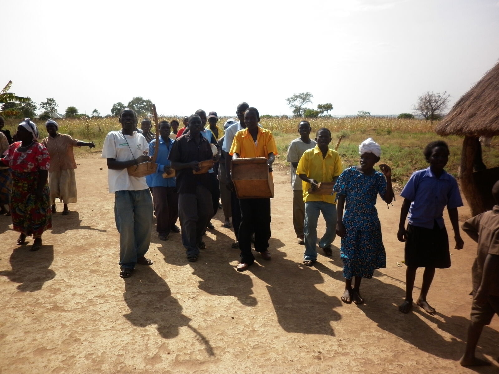 Panasonic DMC-F3 sample photo. Africa, music, poverty, tribal photography