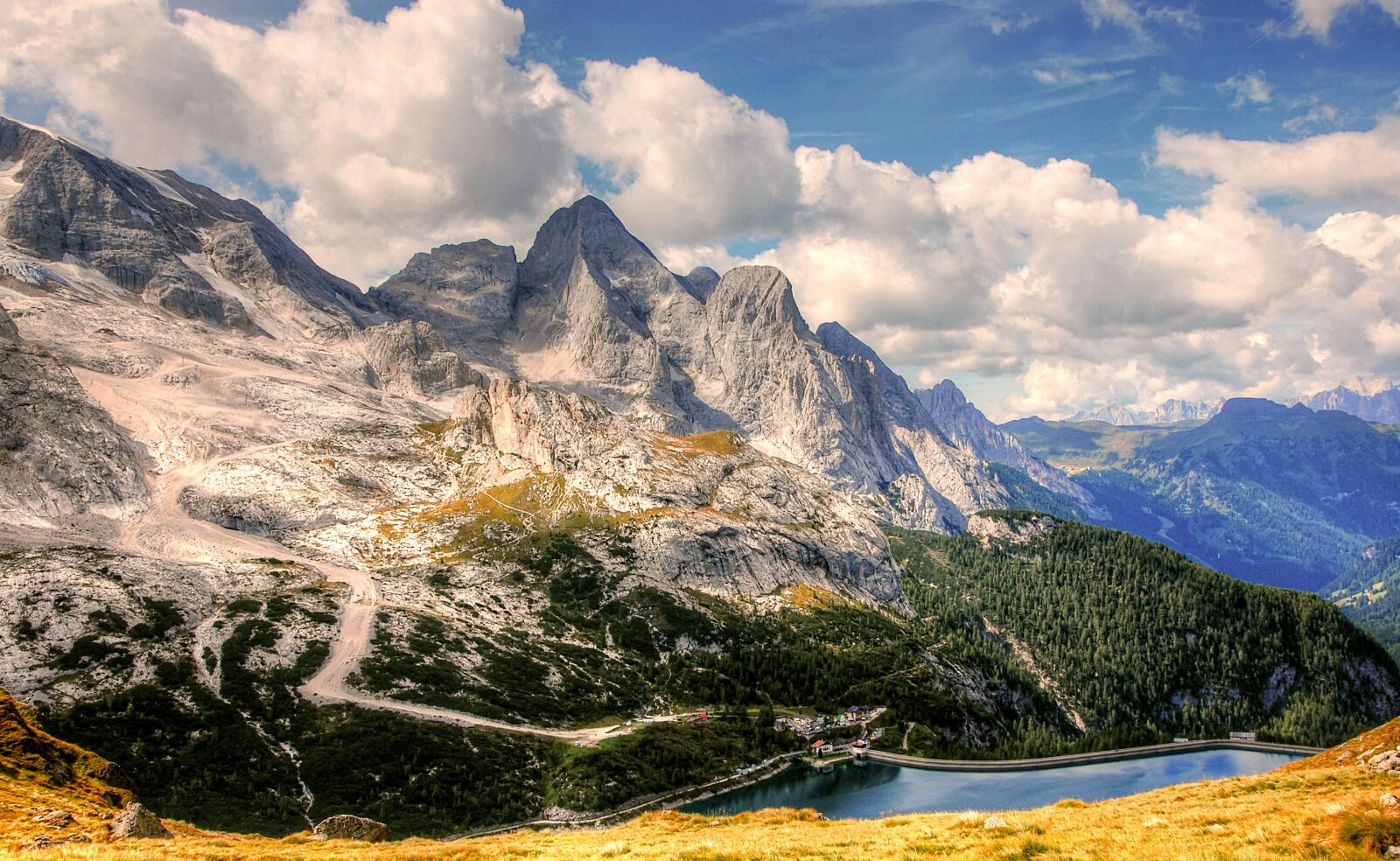 Nikon D40 sample photo. Marmolada, dolomites, italy photography