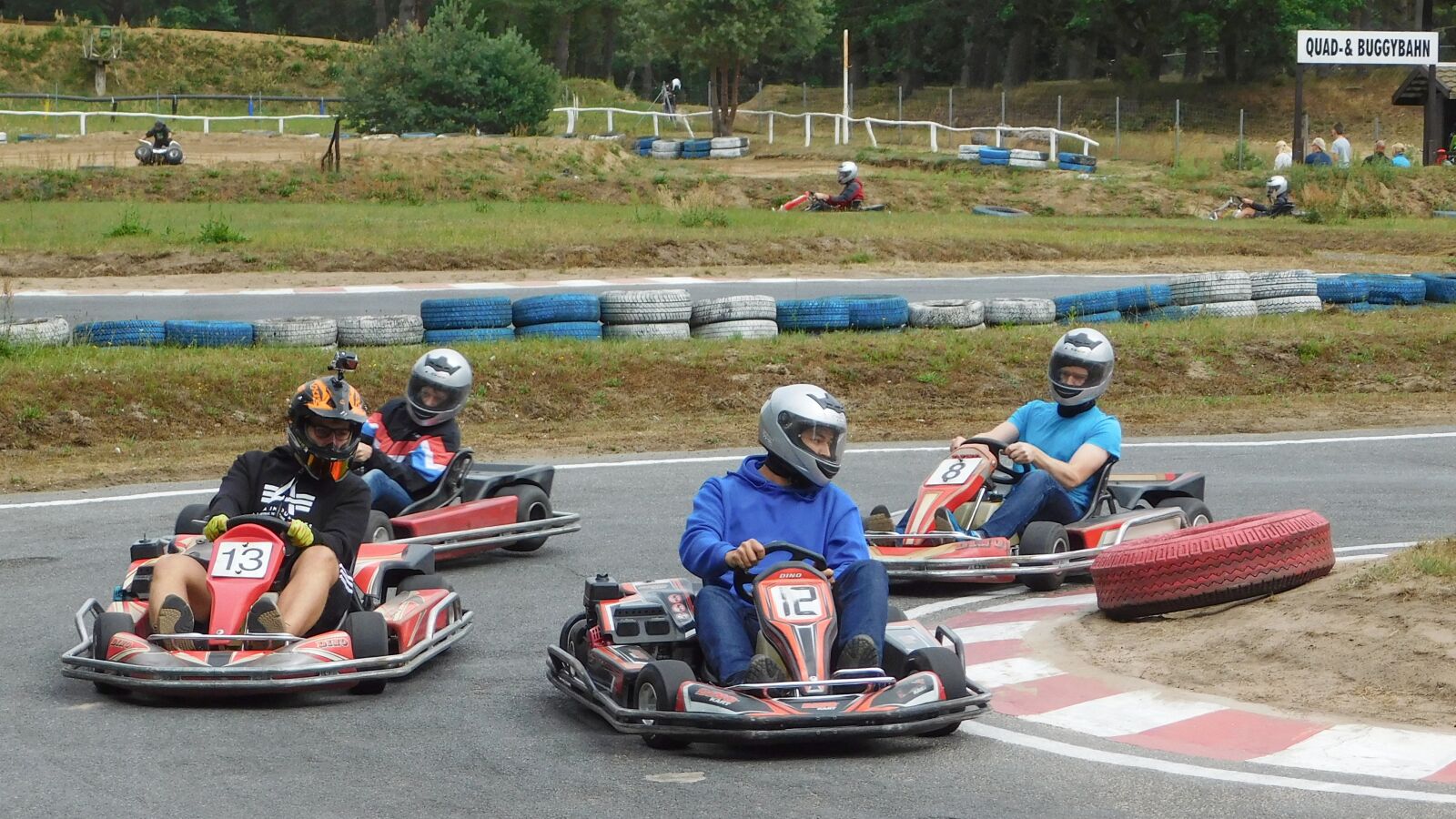 Nikon Coolpix L840 sample photo. R gen, go-kart track photography
