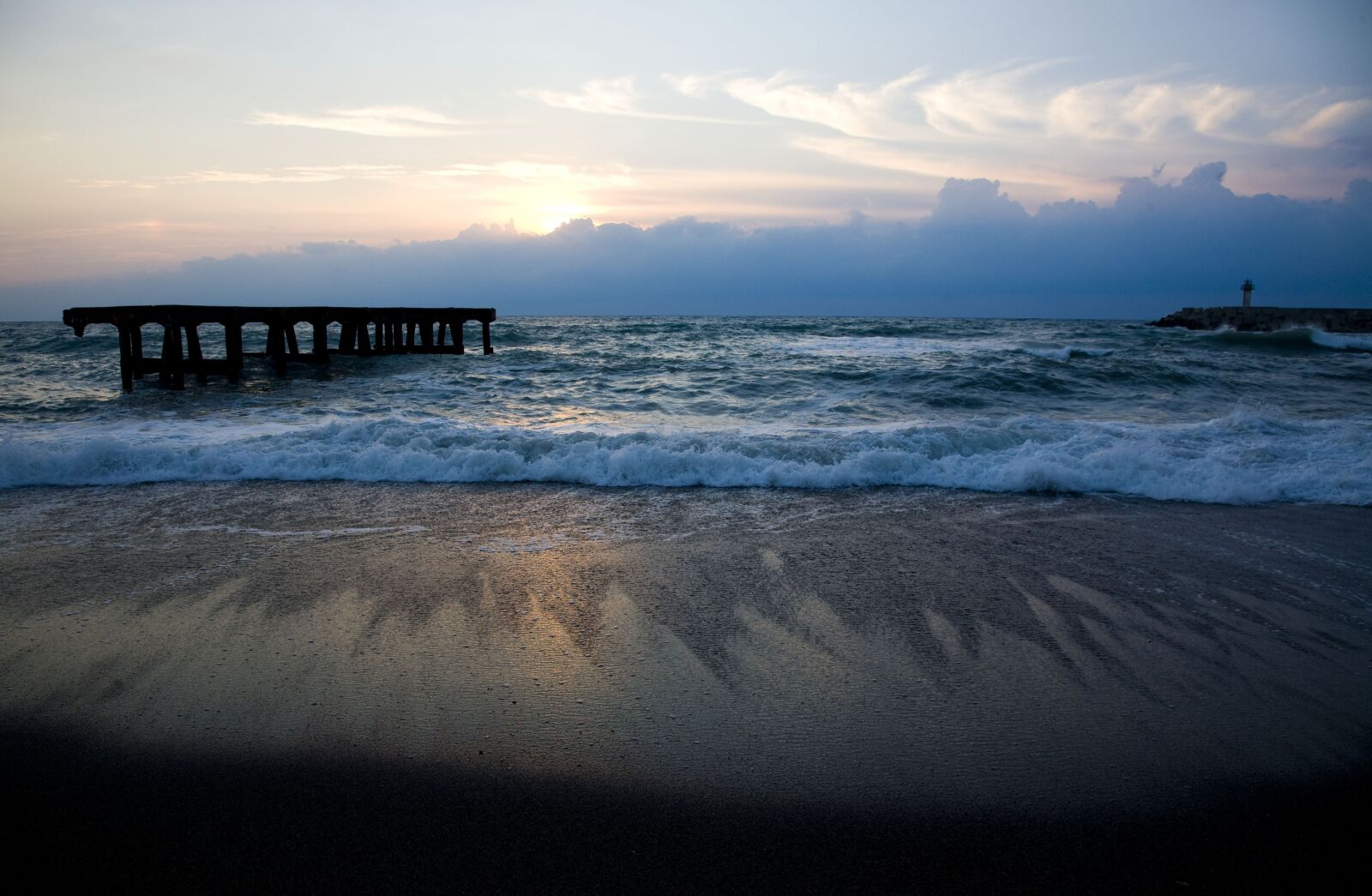 Canon EOS 5D sample photo. Sunset, beach, marine photography