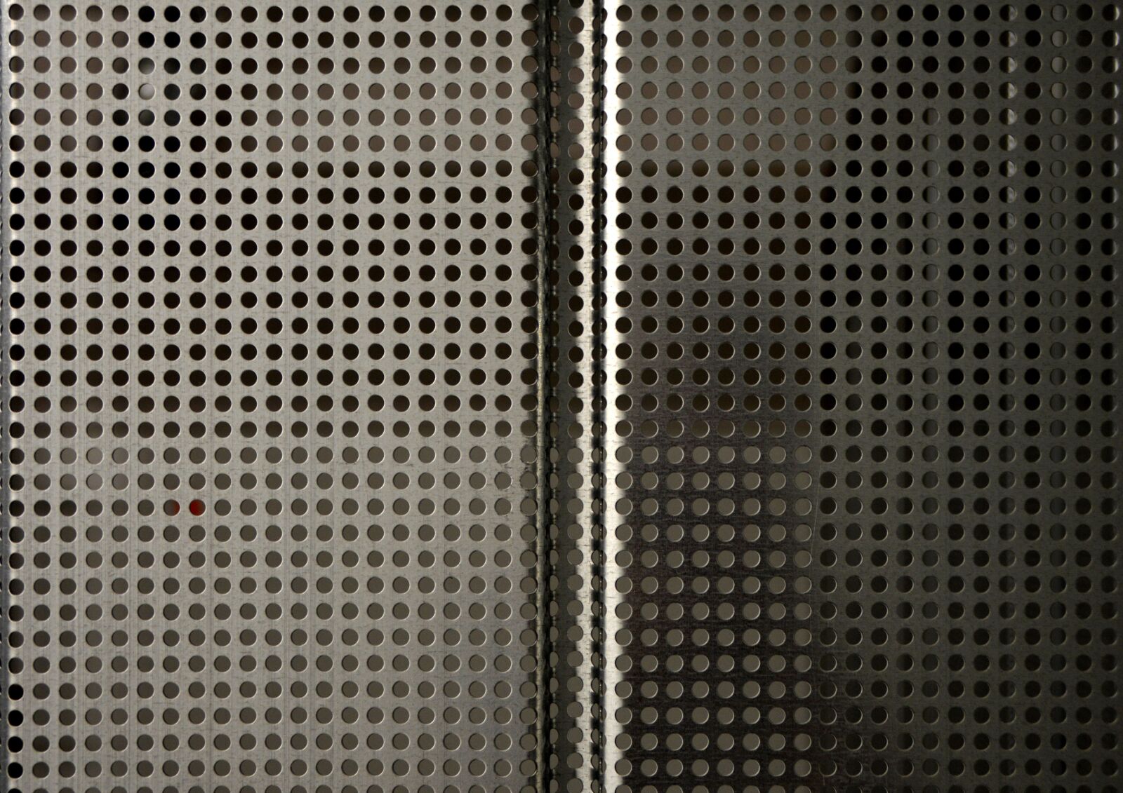 Nikon D3200 sample photo. Metal, perforated sheet, texture photography
