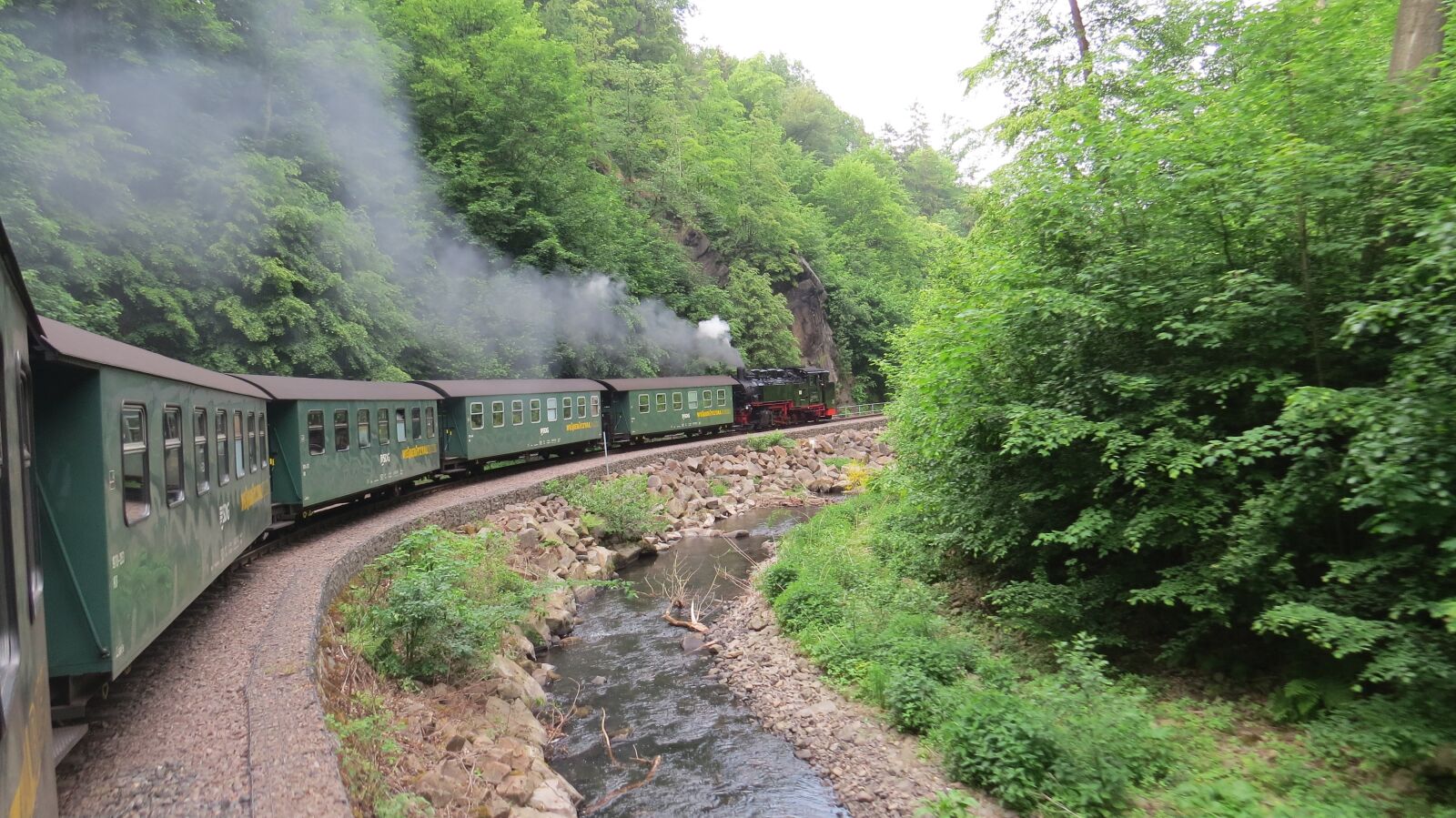 Canon PowerShot SX50 HS sample photo. White eritztal railway, train photography
