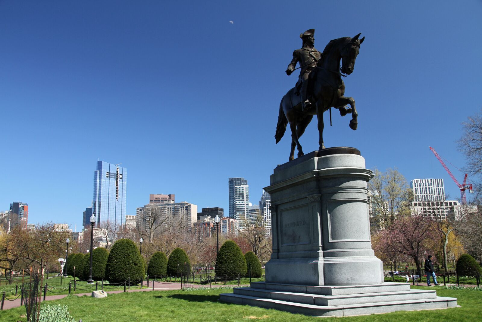 Canon EOS 7D sample photo. Equestrian statue, george washington photography