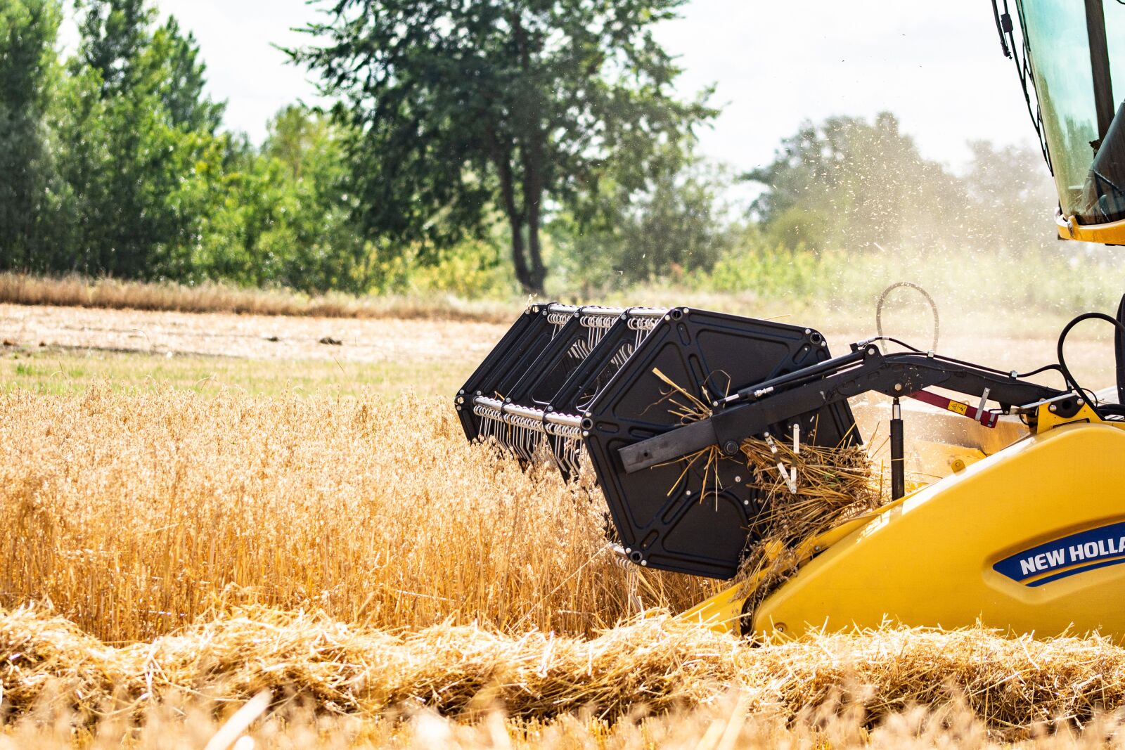 Nikon D7100 sample photo. Combine, village, farmer photography