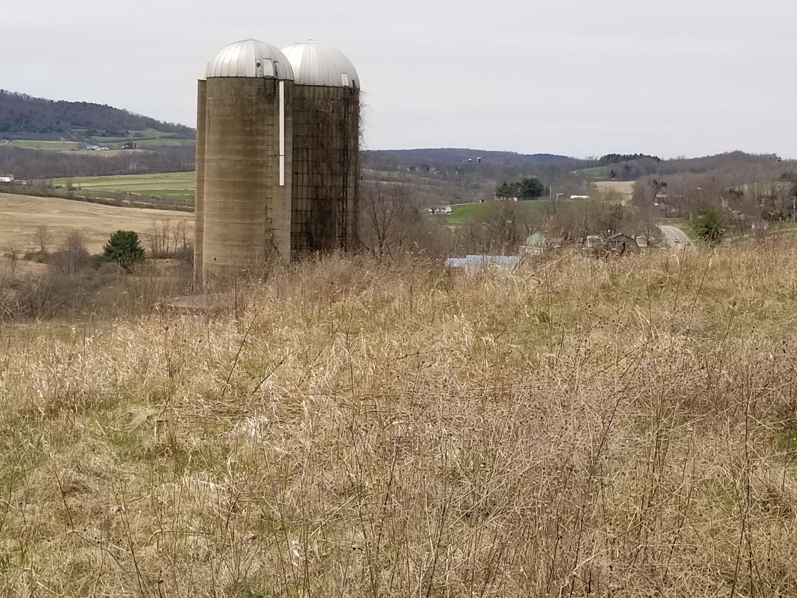 Samsung Galaxy S8 Active sample photo. Silos, farm, country photography