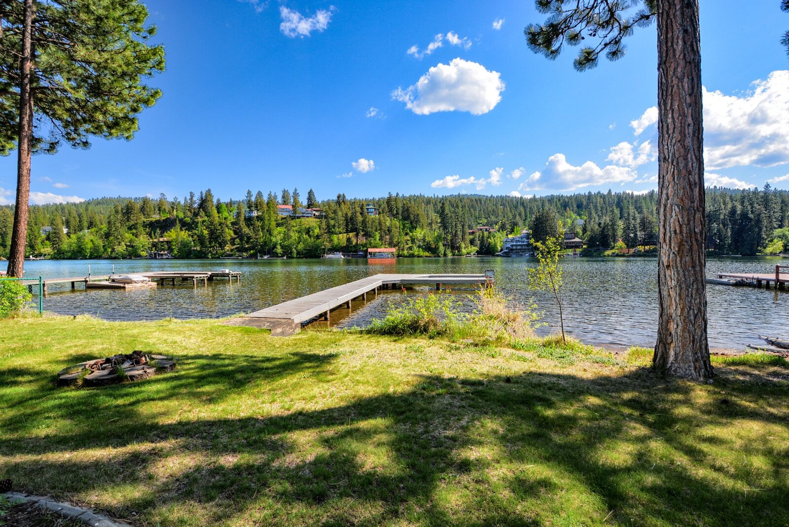 Nikon D5200 sample photo. River, dock, grass photography