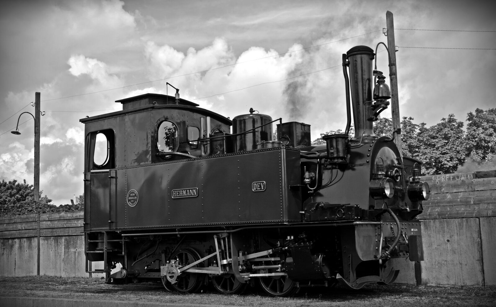 Nikon D5200 sample photo. Loco, steam locomotive, hermann photography