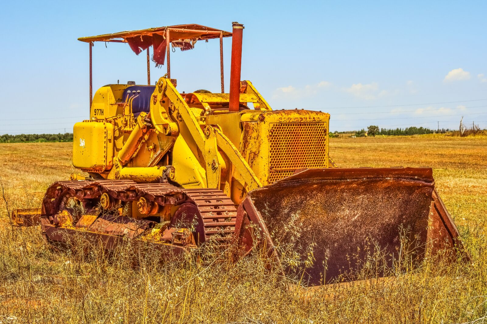 Nikon D3300 sample photo. Bulldozer, old, rusty photography