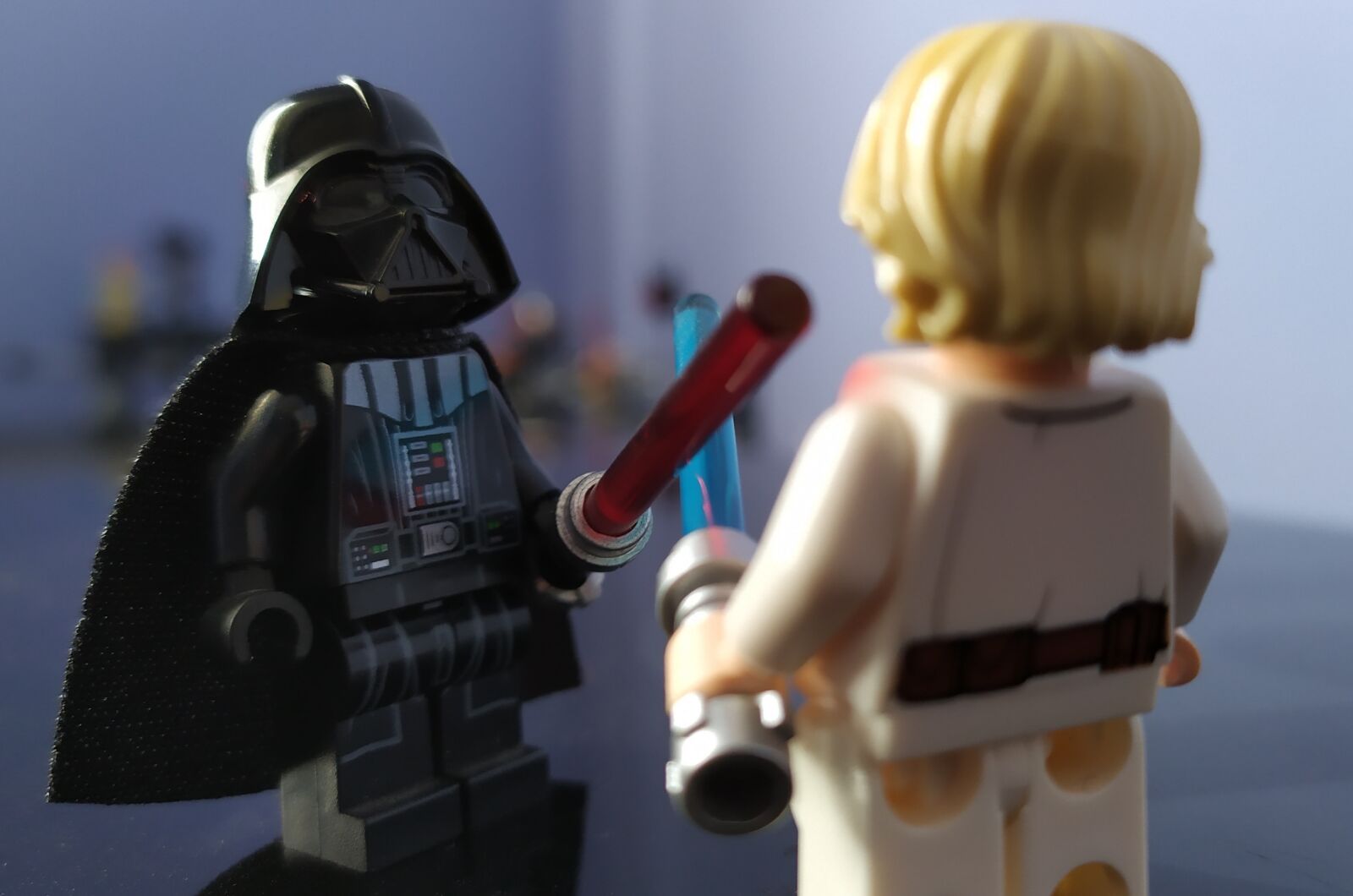 Xiaomi Redmi Note 7 sample photo. Darth vader, luke, lego photography