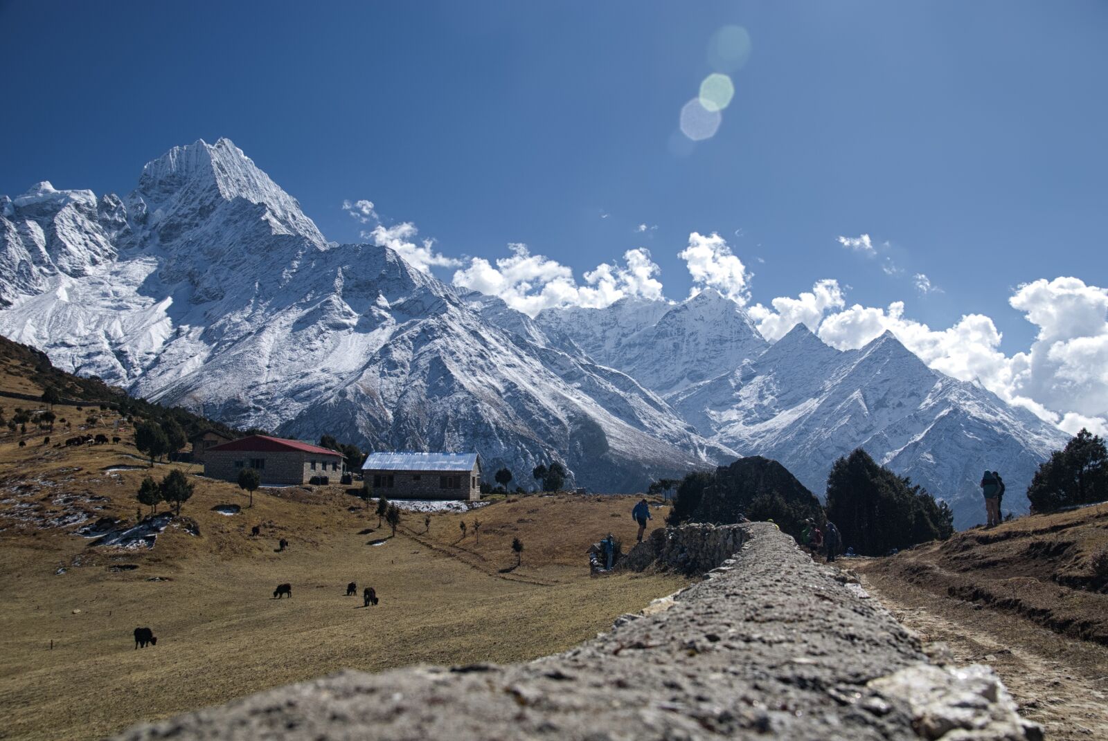 Nikon D80 sample photo. Nepal, himalayas, mountain photography