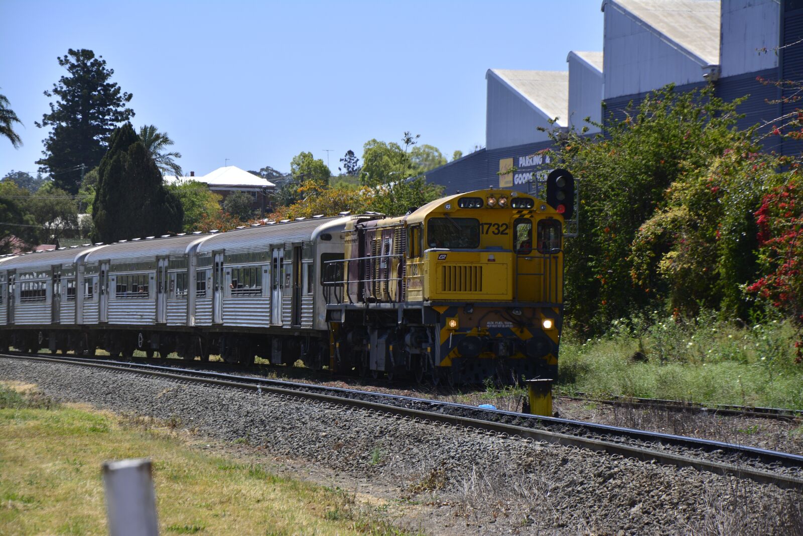 Nikon D5200 sample photo. Train, railway, brisbane photography